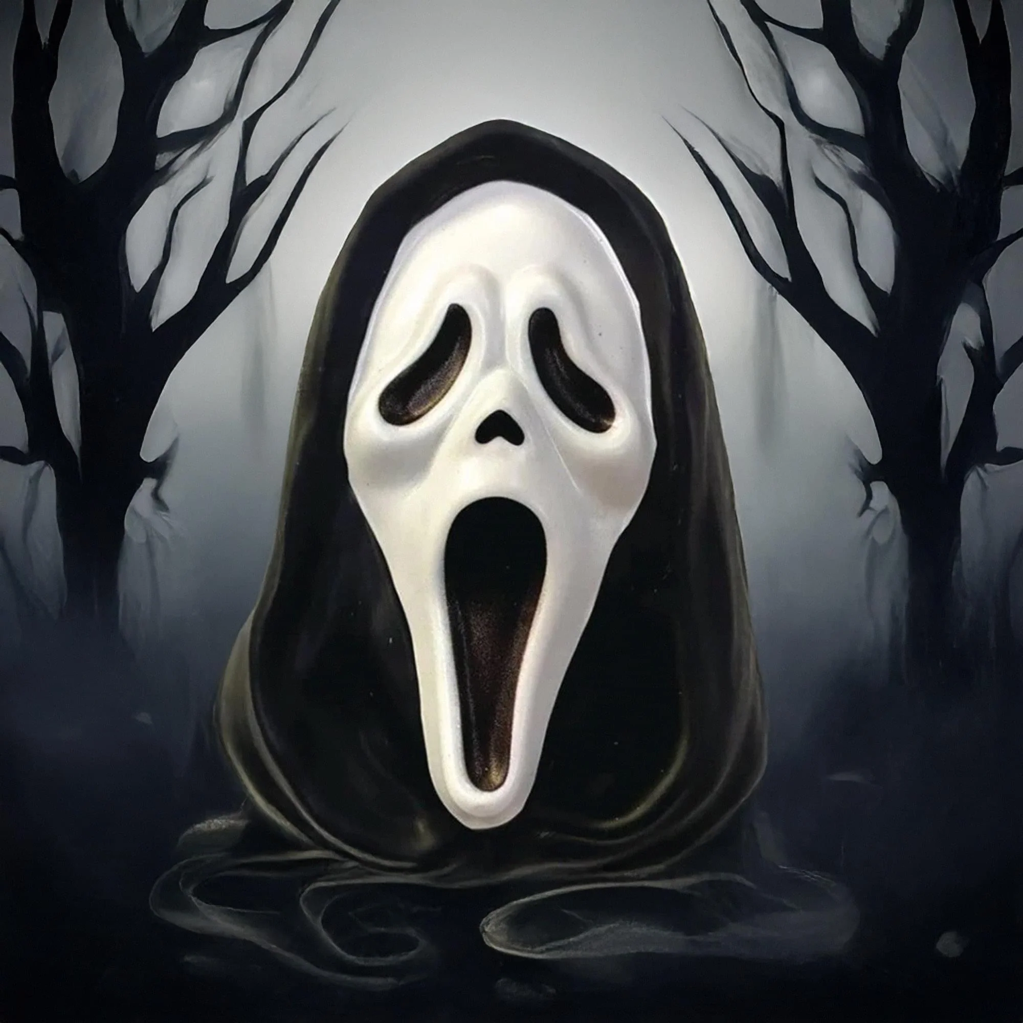 Scream 6 Inch Fright Rags Mini Mask | Ghost Face Classic - Image 4