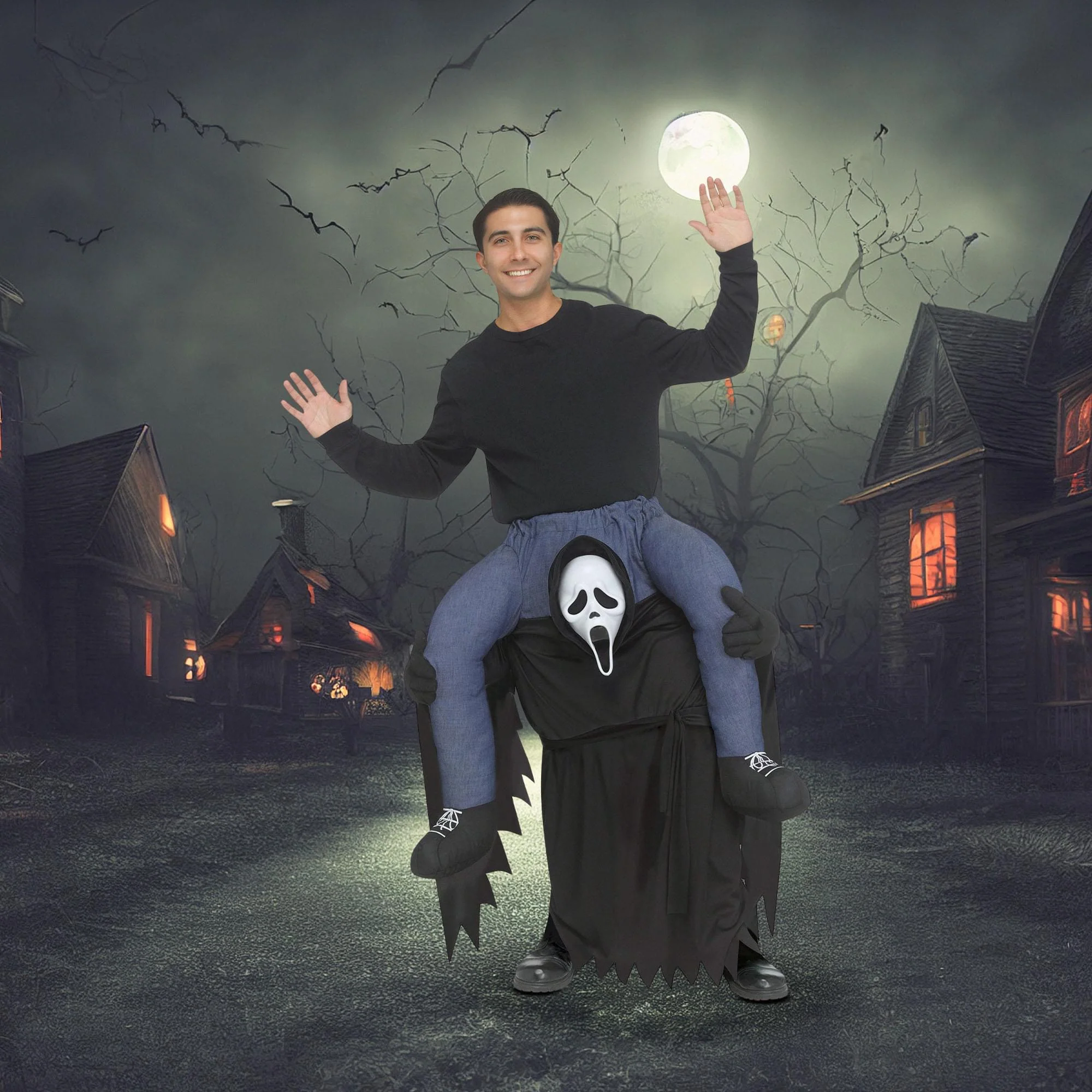 Scream Carry Me Ghost Face Adult Costume | One Size Fits Most - Image 5