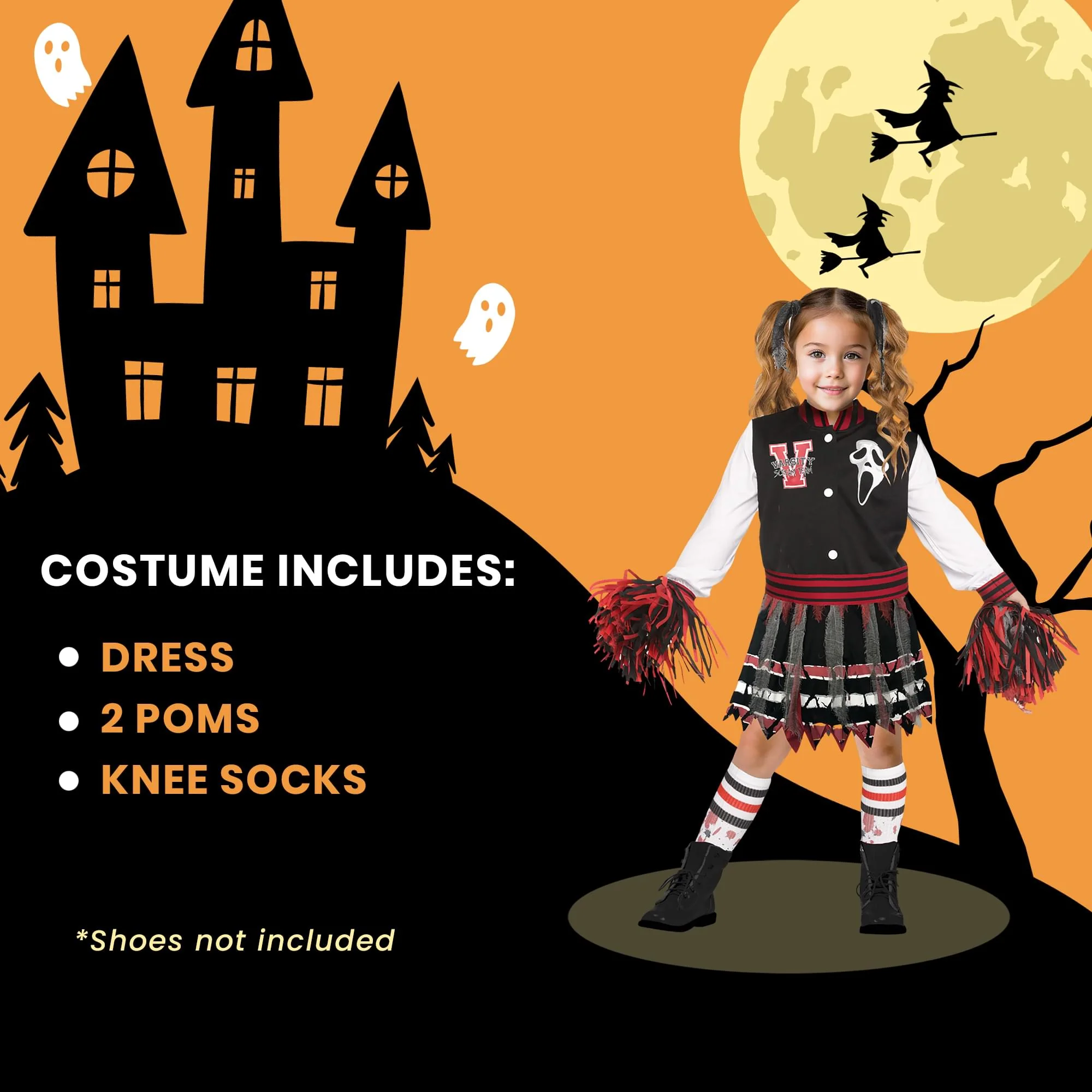 Scream Team Ghost Face Toddler Costume - Image 20