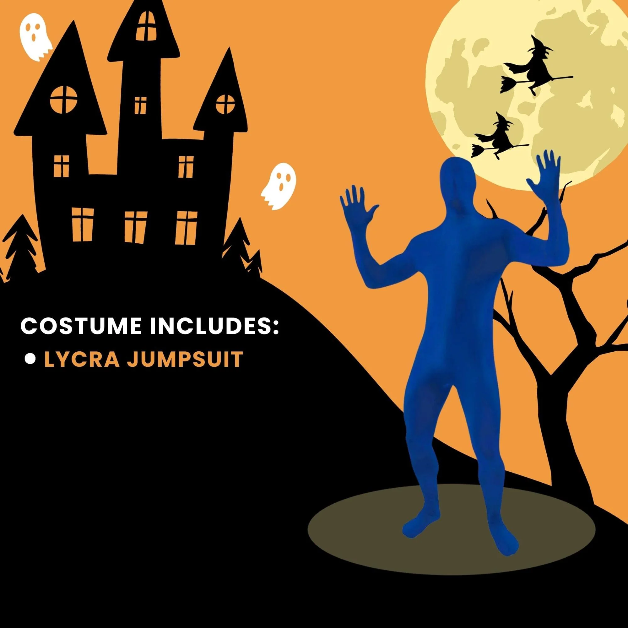 Second Skin Suit Blue Adult Costume - Image 6