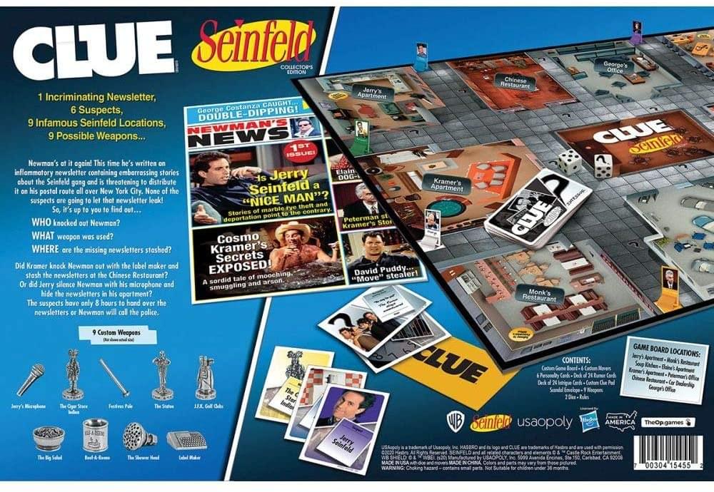 Seinfeld Clue Board Game | 3-6 Players - Image 2
