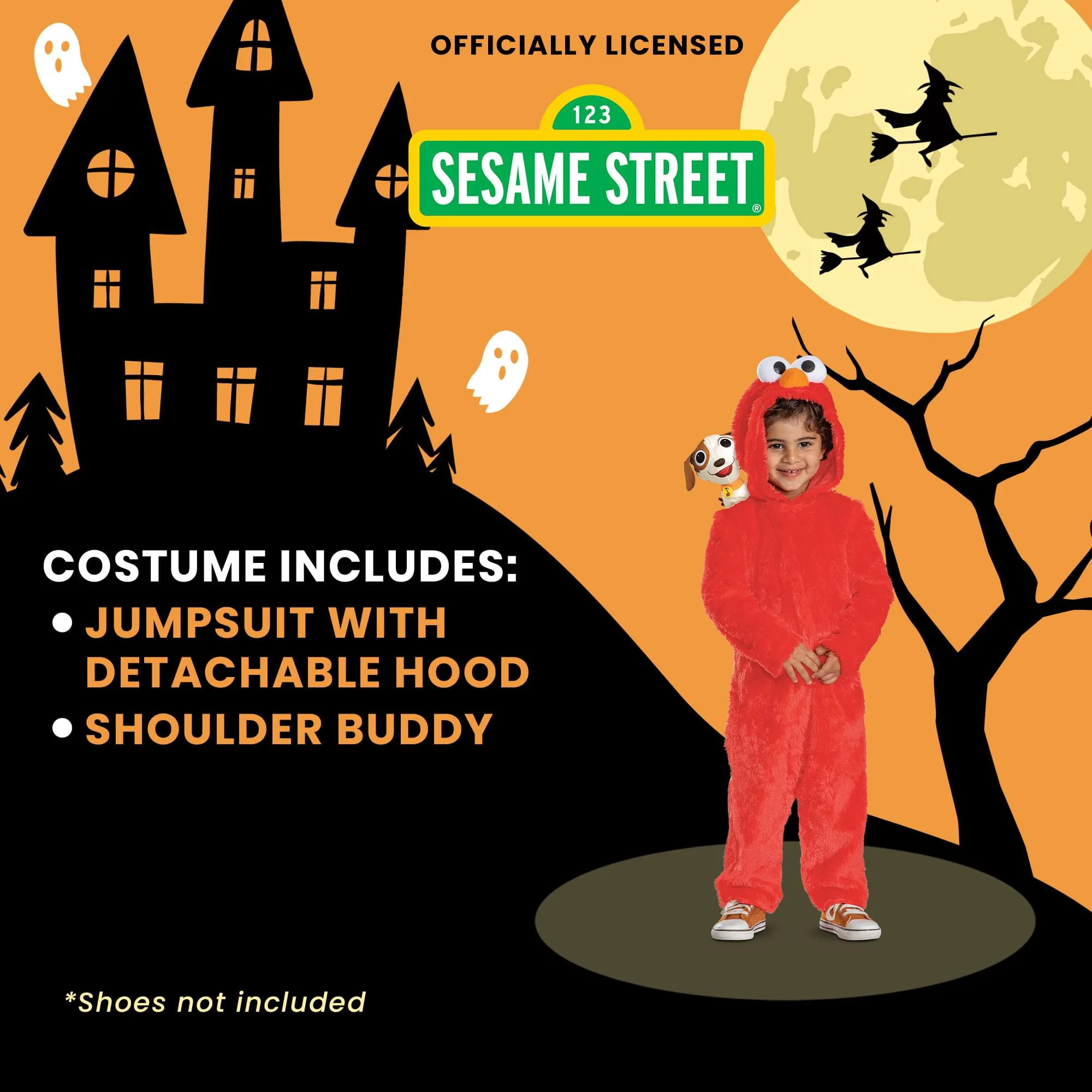 Sesame Street Elmo w/ Tango Classic Toddler Costume - Image 24