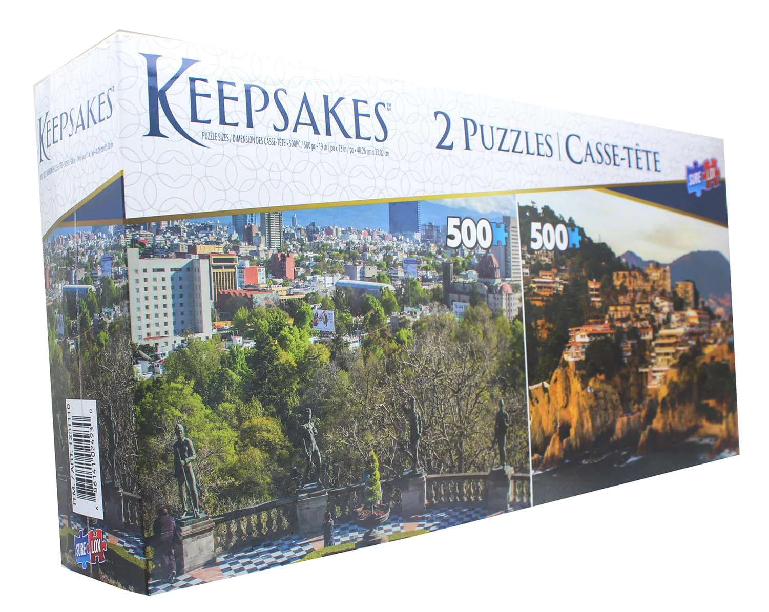 Set of 2 Keepsakes 500 Piece Jigsaw Puzzles | Mexico City / Acapulco - Image 3
