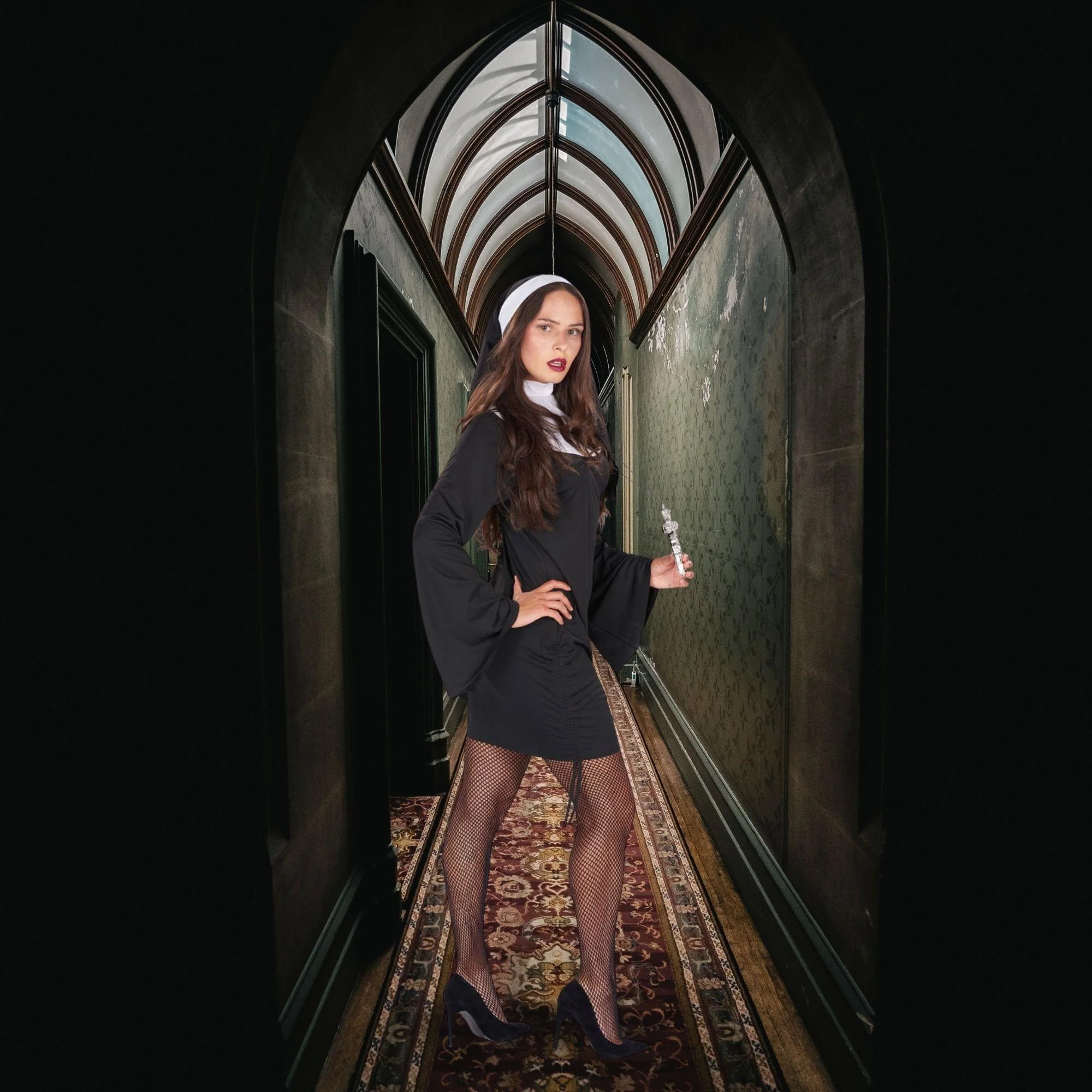 Sexy Nun Adult Costume - Image 21