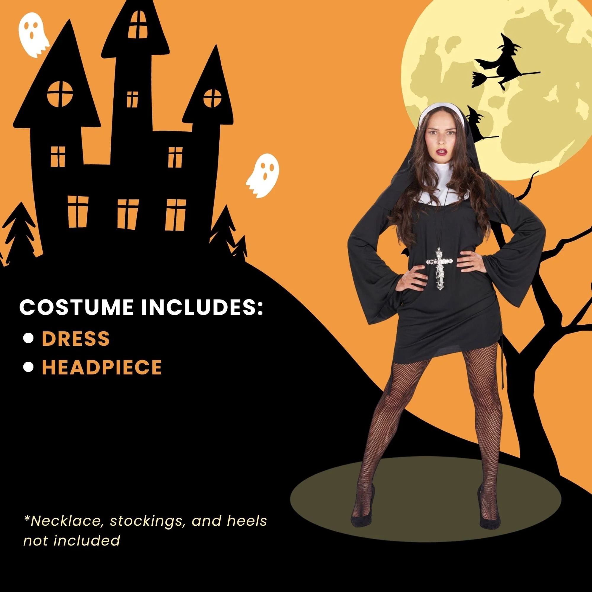 Sexy Nun Adult Costume - Image 23