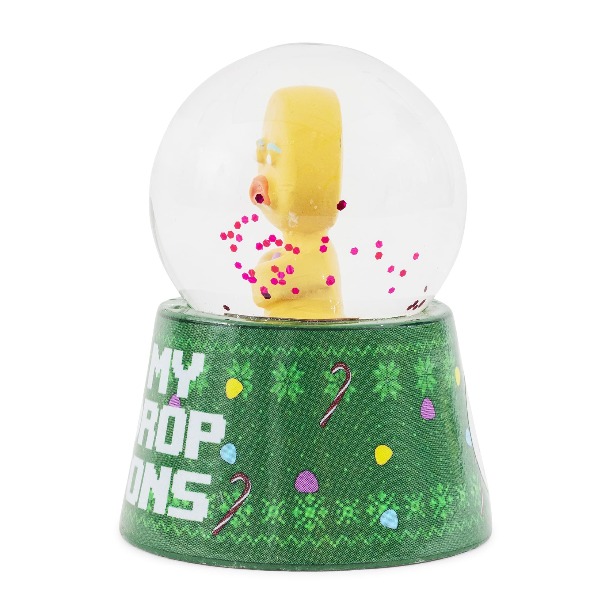 Shrek Gingy "Not My Gumdrop Buttons" Mini Light-Up Snow Globe | 3 Inches Tall - Image 3