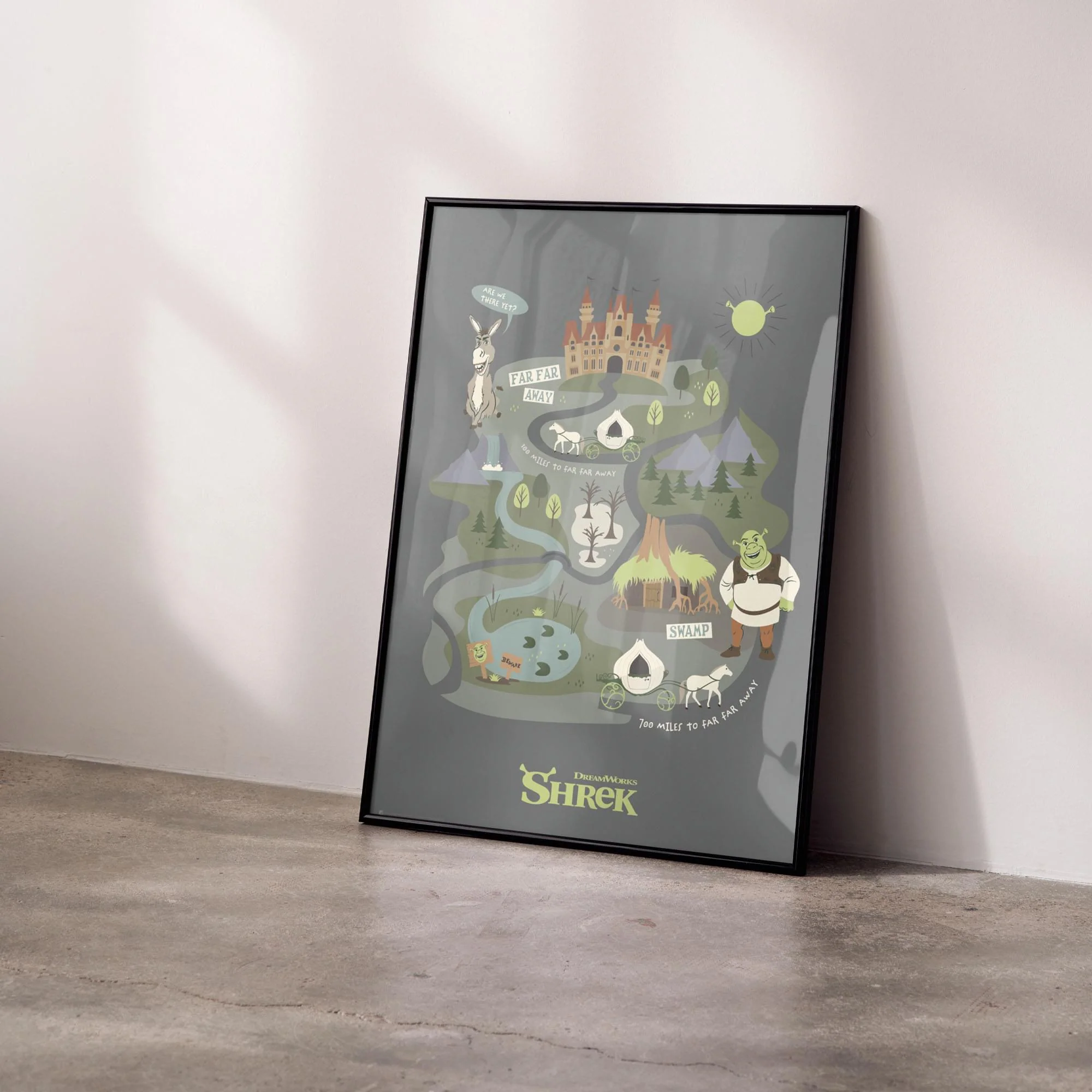 Shrek "Journey To Far Far Away" Art Print - Image 3
