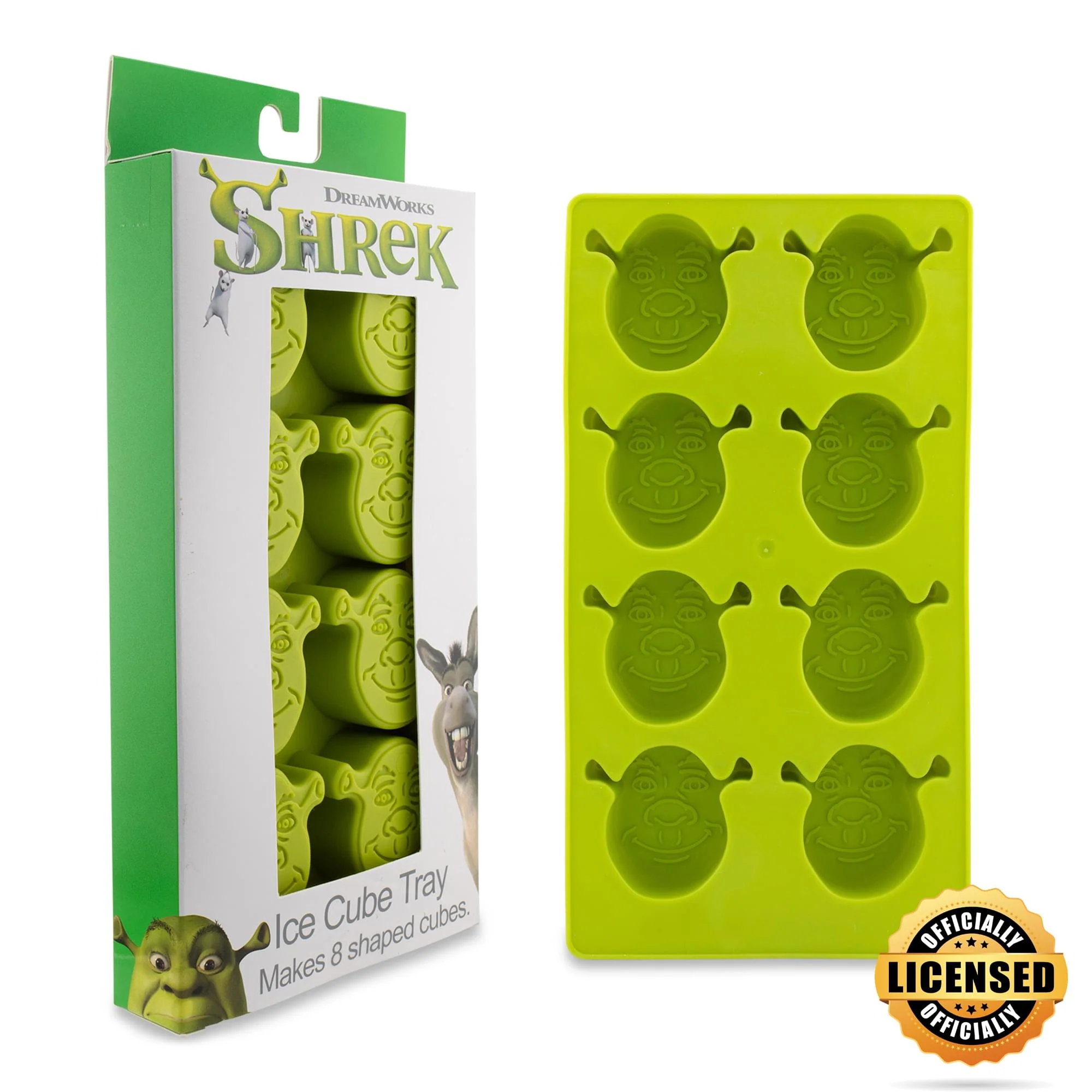 Shrek Reusable Silicone Ice Cube Tray | Makes 8 Cubes - Image 2