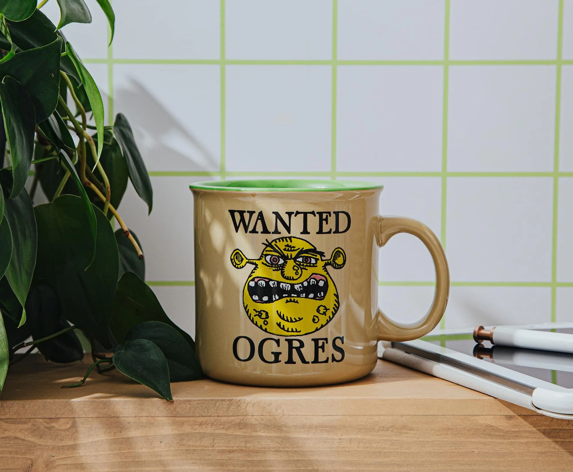 Shrek "Wanted Ogres" Ceramic Camper Mug | Holds 20 Ounces - Image 7