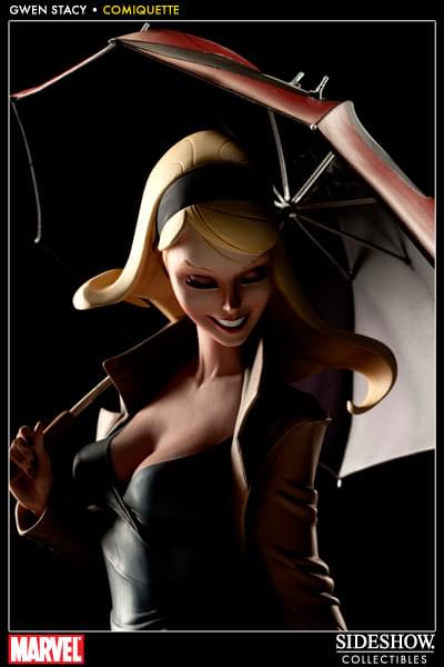 Sideshow Collectibles Marvel Spider-Man 18" Gwen Stacy Polystone Statue - Image 2