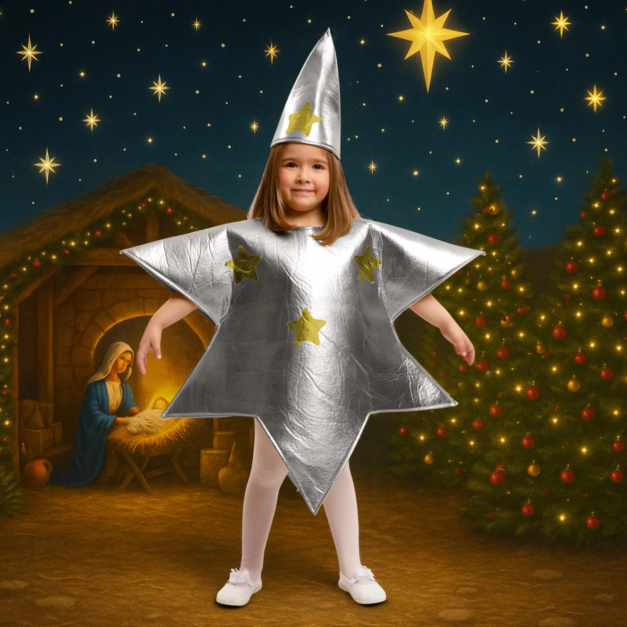 Silver Star Child Costume - Image 4