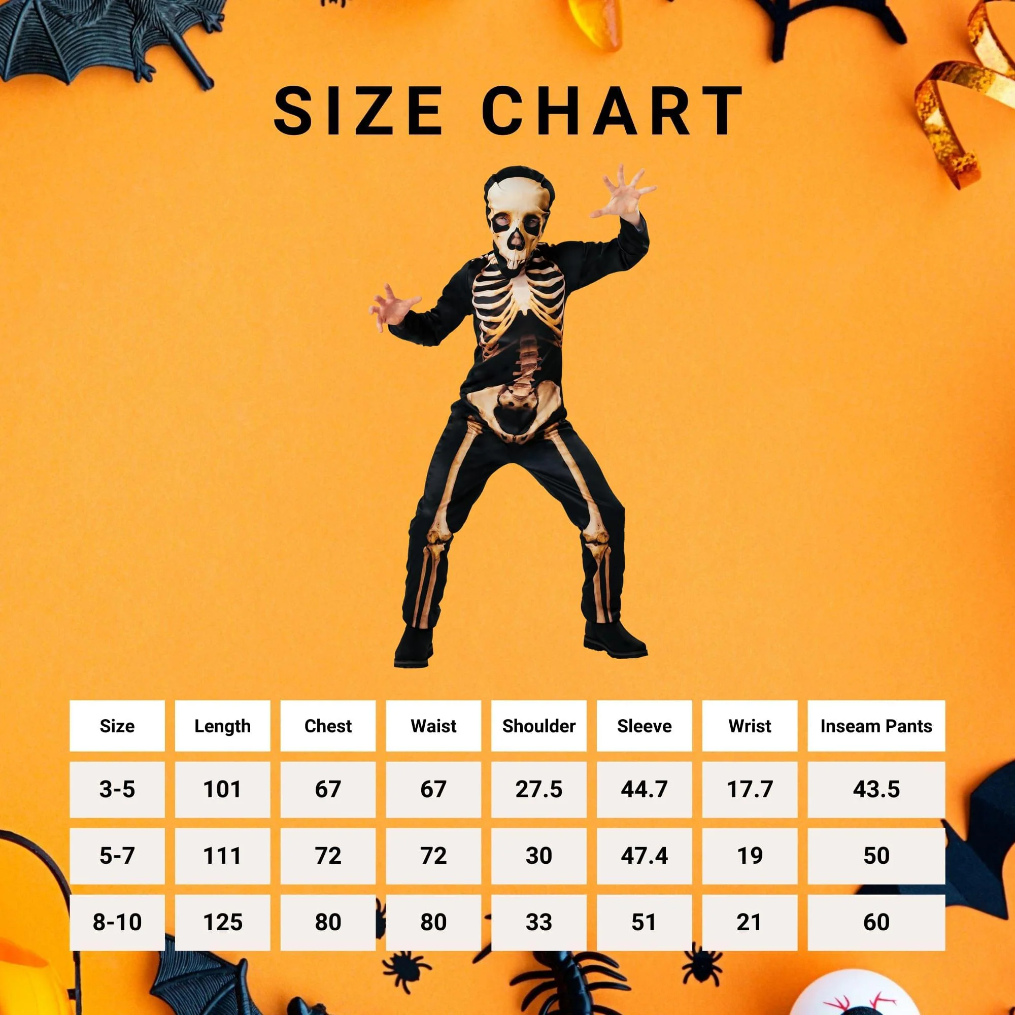 Skeleton Child Costume - Image 4