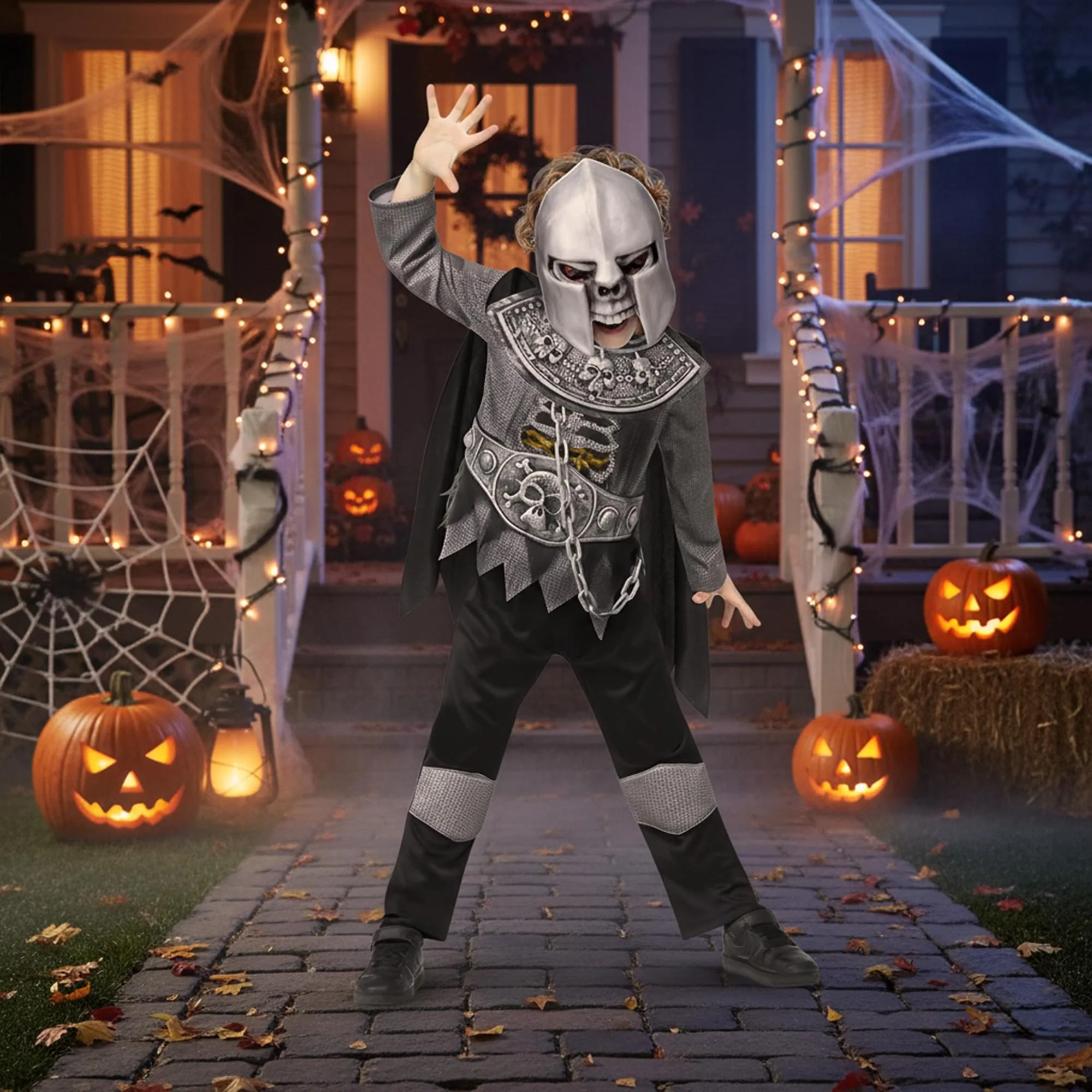 Skeleton Knight Child Costume - Image 16