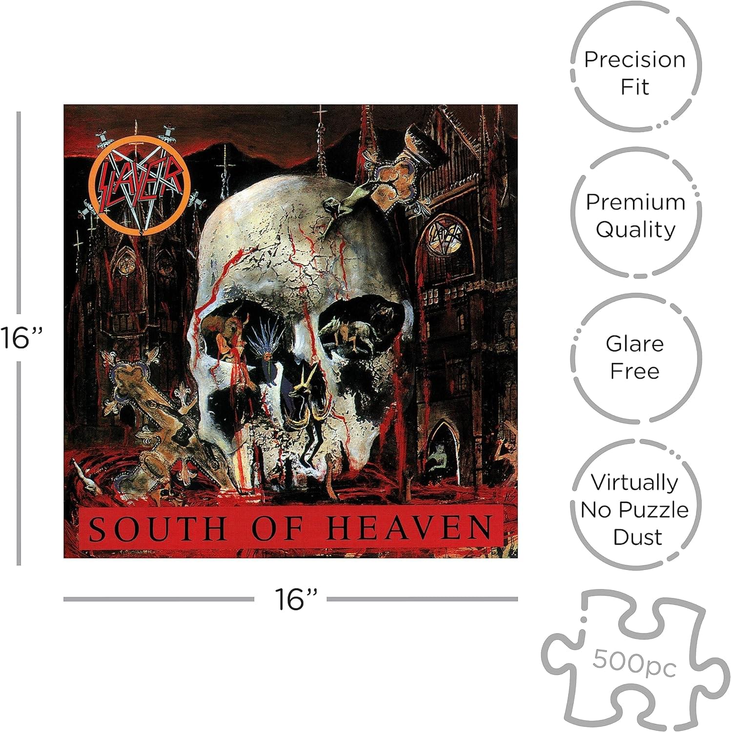 Slayer South Of Heaven 500 Piece Jigsaw Puzzle - Image 3