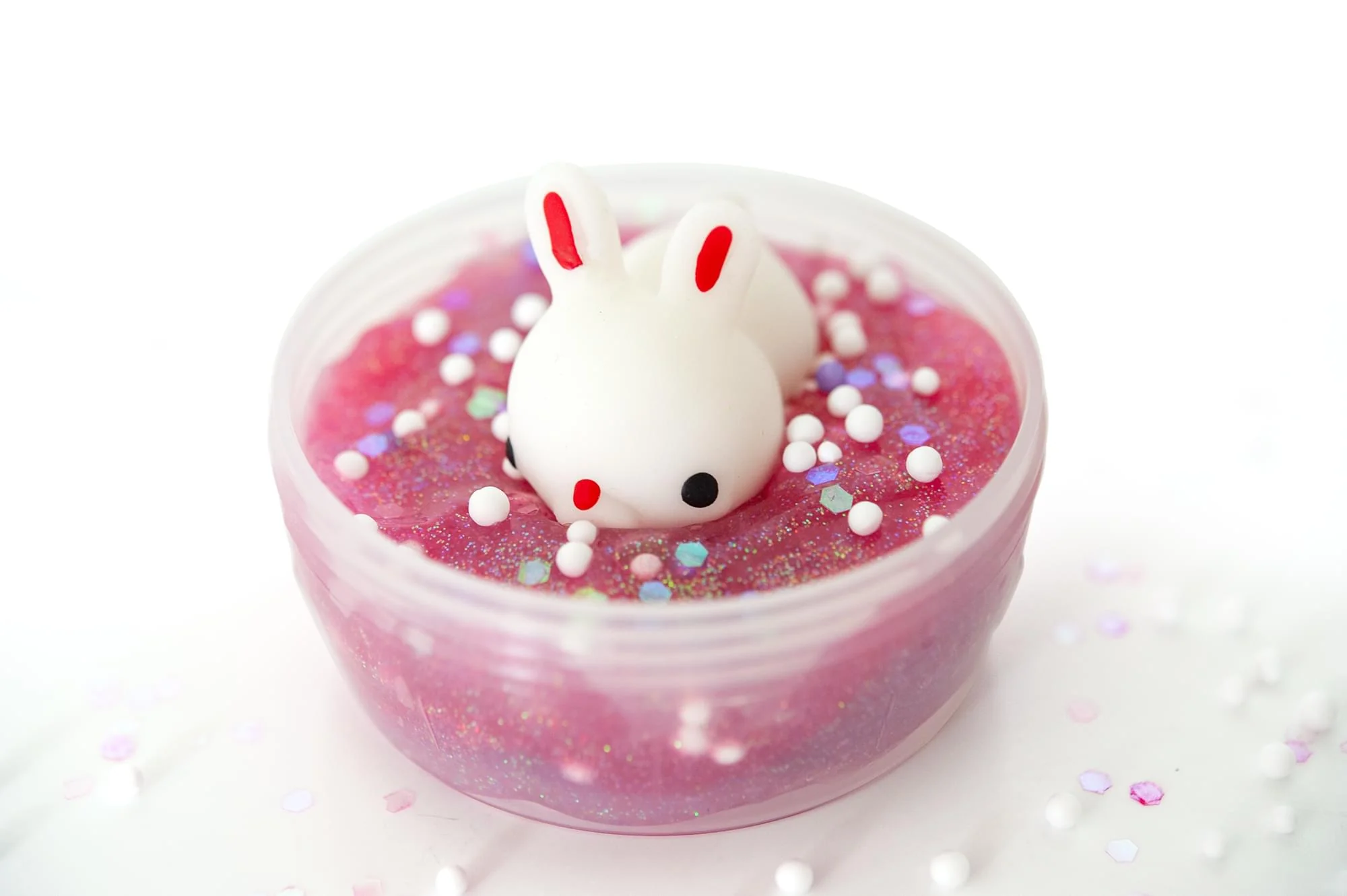 Slimygloop Mix'Ems DIY Slime Kit For Kids | Cotton Candy Mix'Em Glitter Slime - Image 4