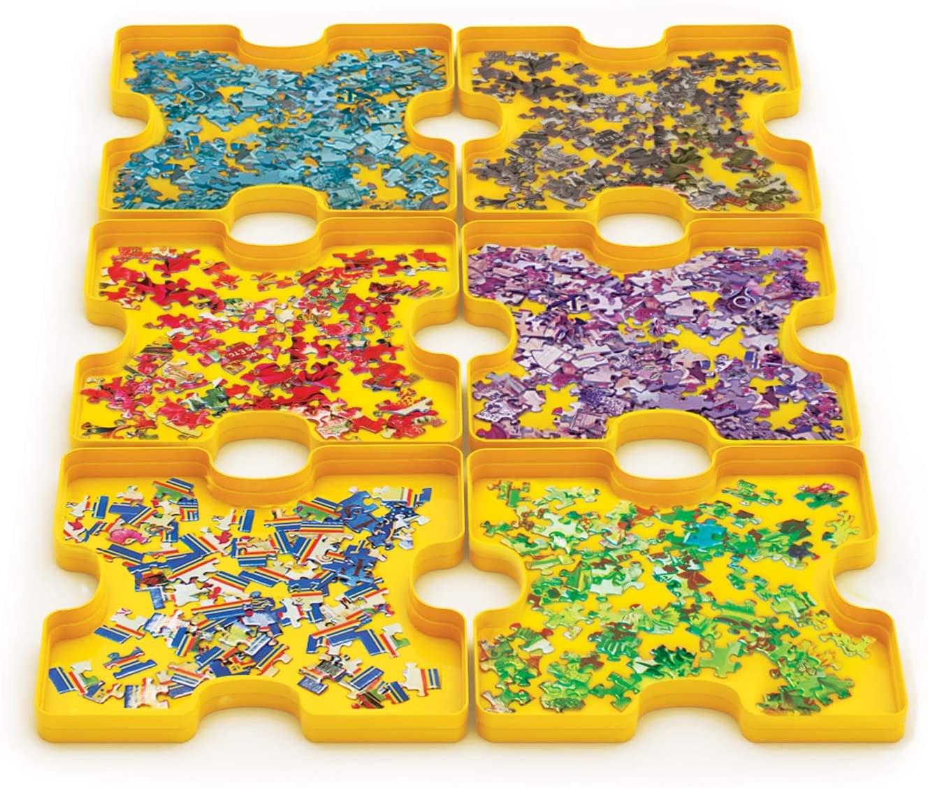 SmartPuzzle Sort & Store 6-Piece Jigsaw Puzzle Tray Set - Image 2