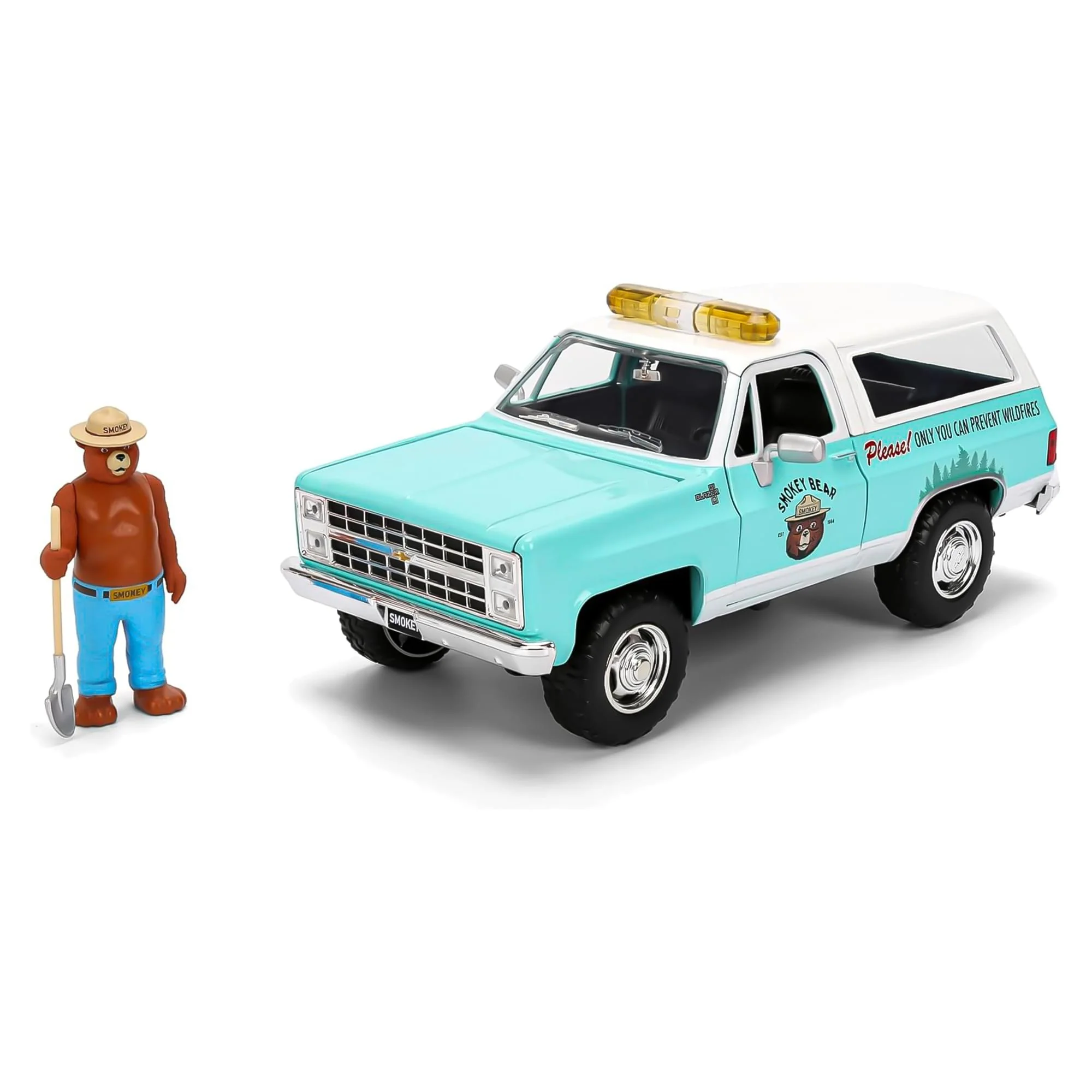Smokey Bear 1:24 HWR '80 Chevy Blazer w/ Smokey Bear - Image 3