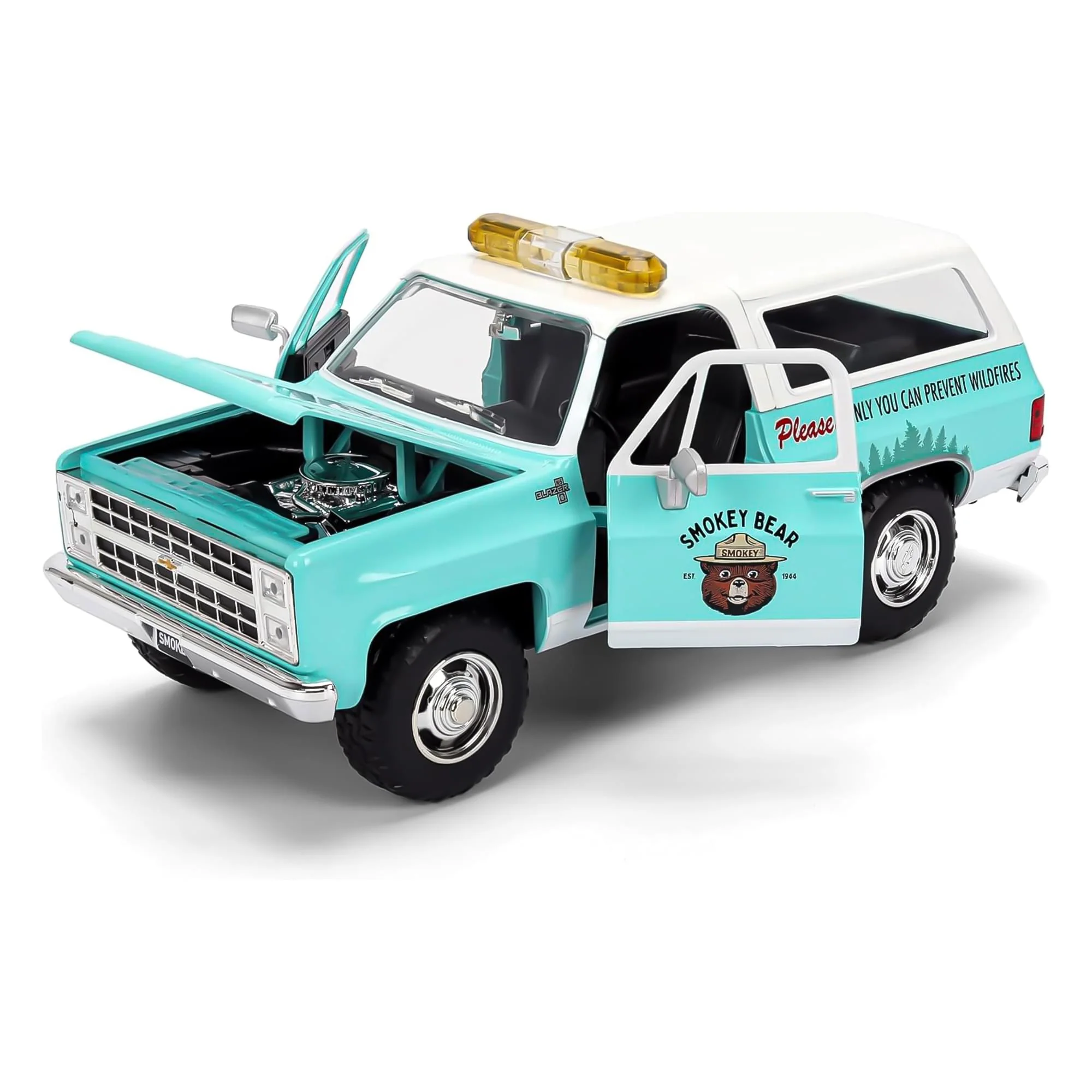 Smokey Bear 1:24 HWR '80 Chevy Blazer w/ Smokey Bear - Image 5