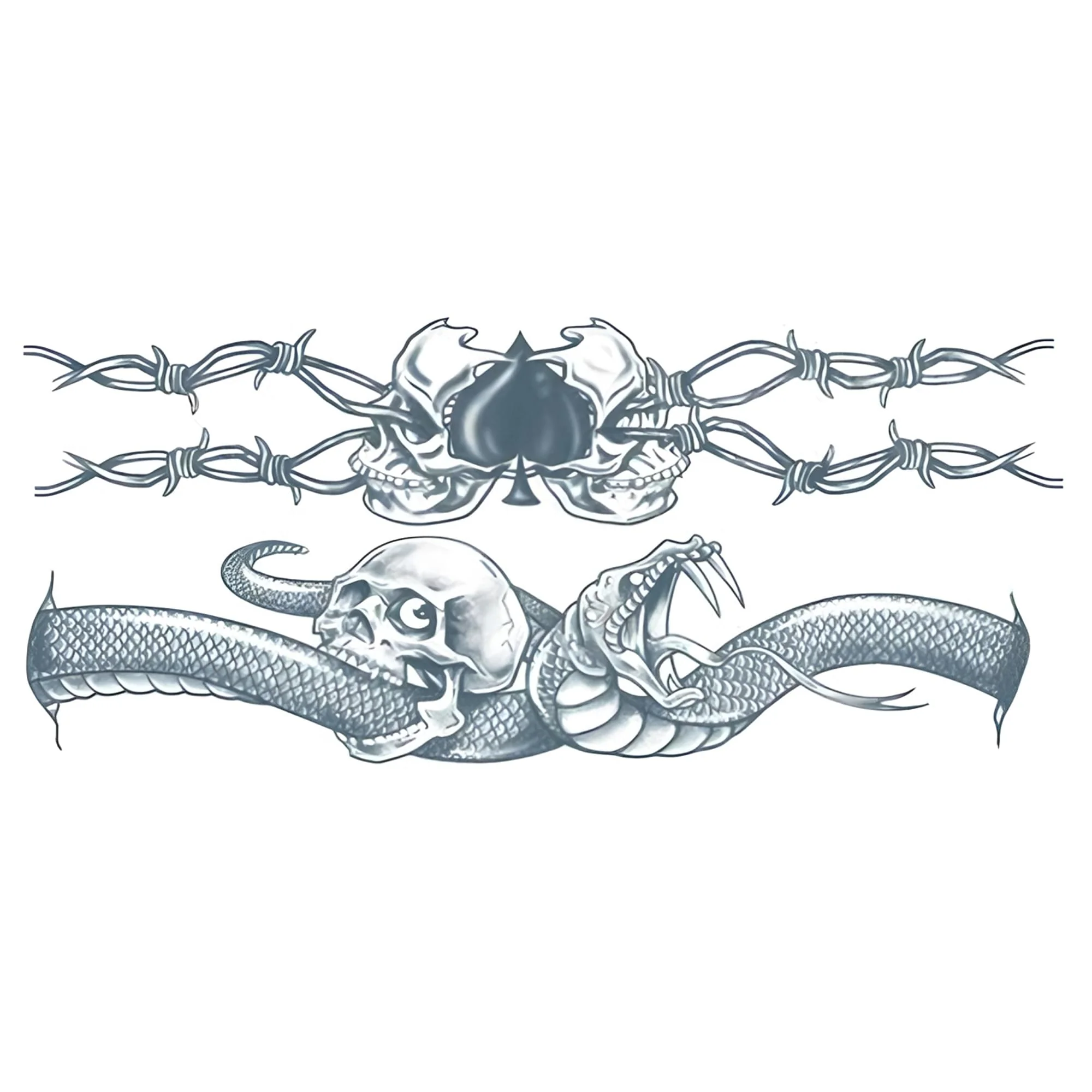 Snake Body Band Tattoo Costume Accessory - Image 2