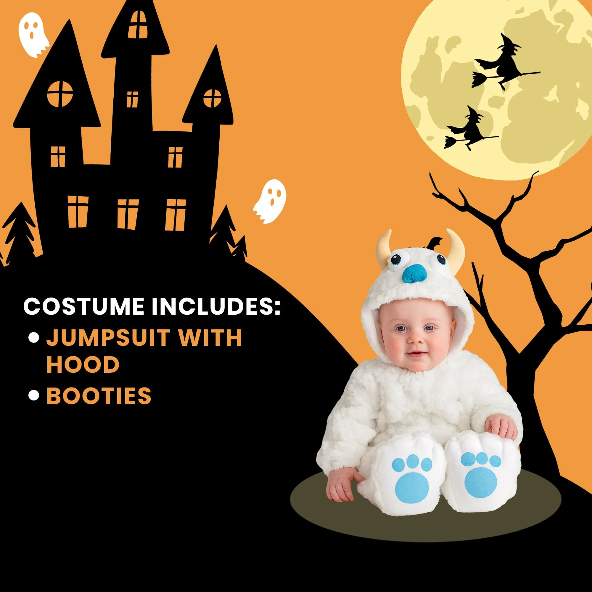 Snow Yeti Baby Costume - Image 16