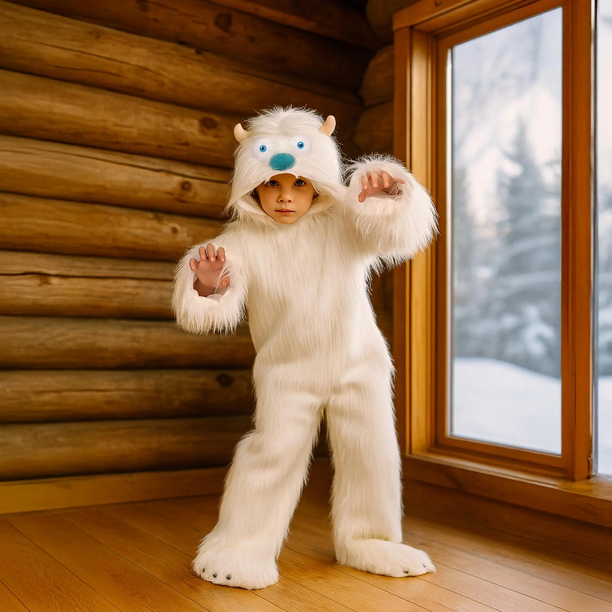Snow Yeti Child Costume - Image 21