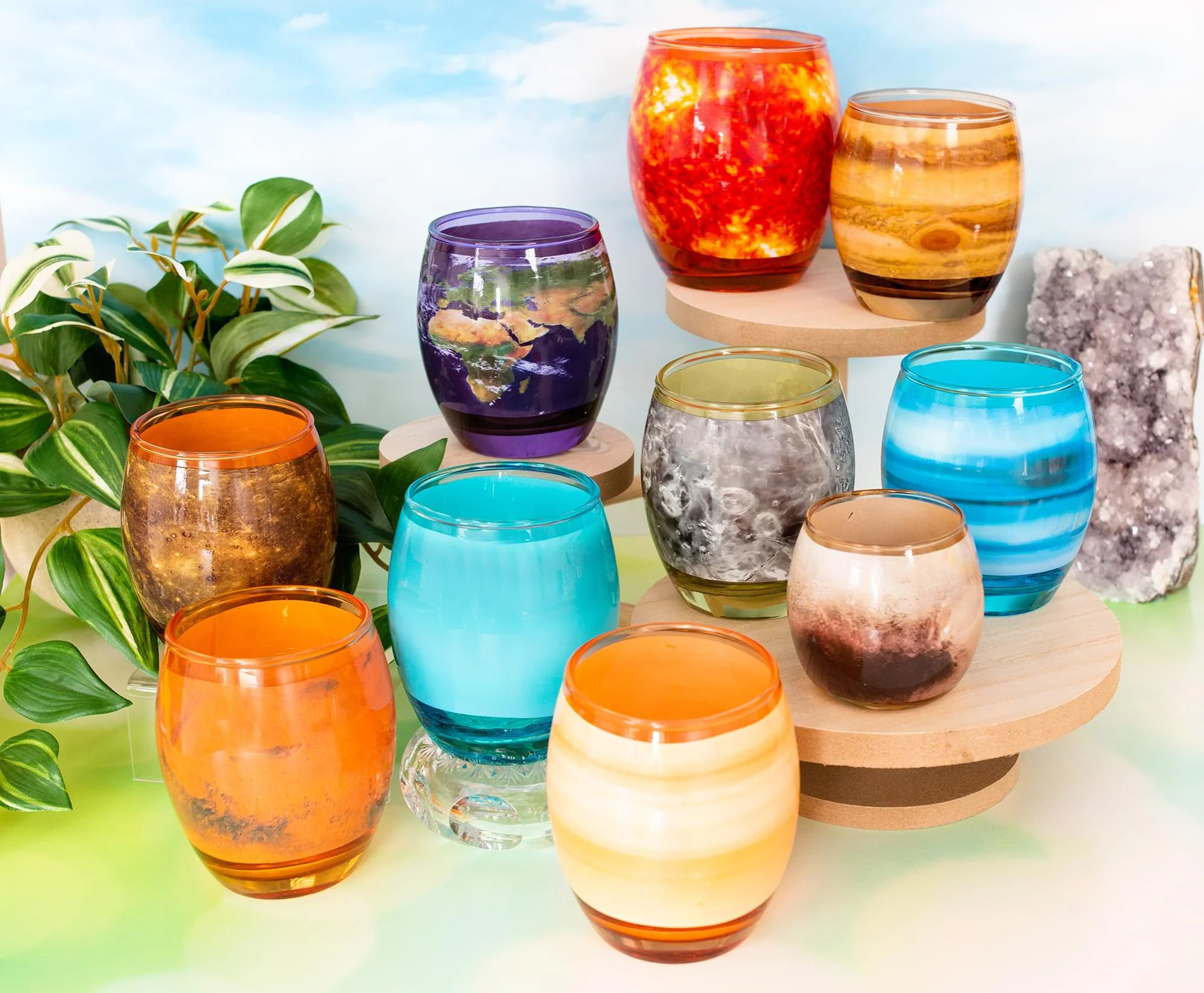 Solar System Planetary Glasses Set of 10 | Each Holds 4-10 Ounces - Image 6