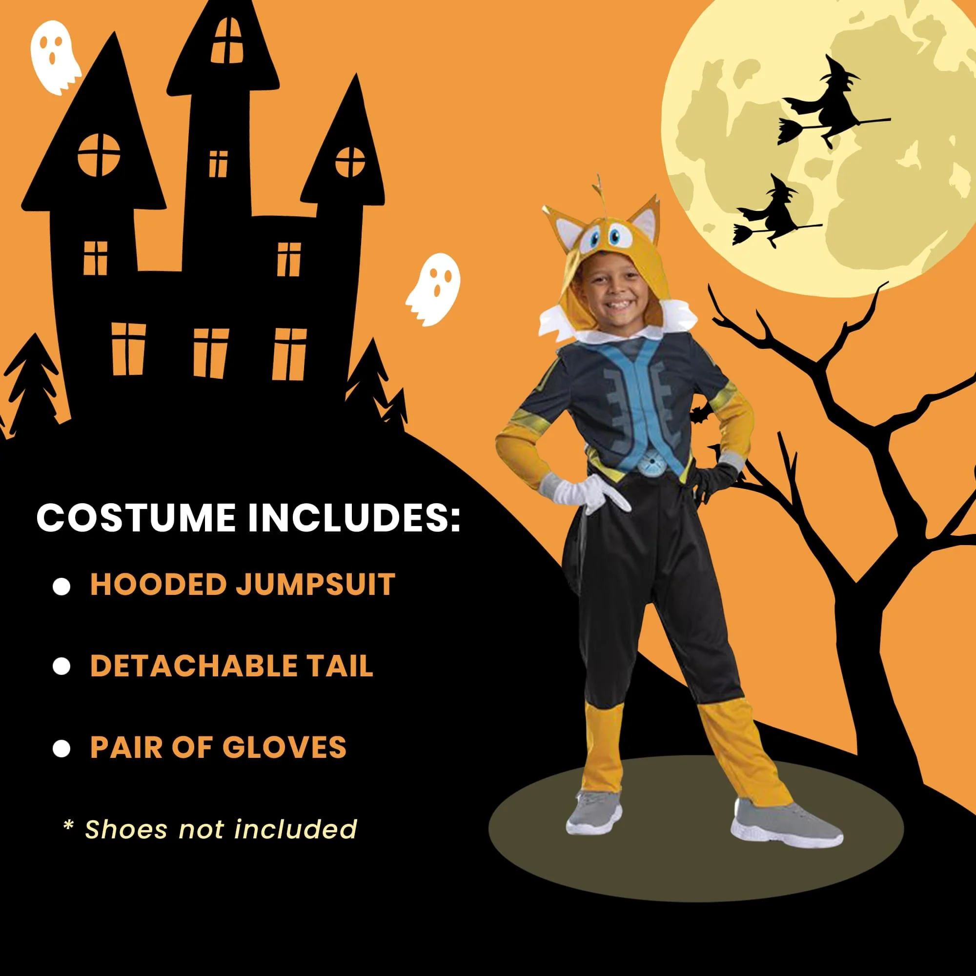Sonic Prime Tails Classic Child Costume - Image 4