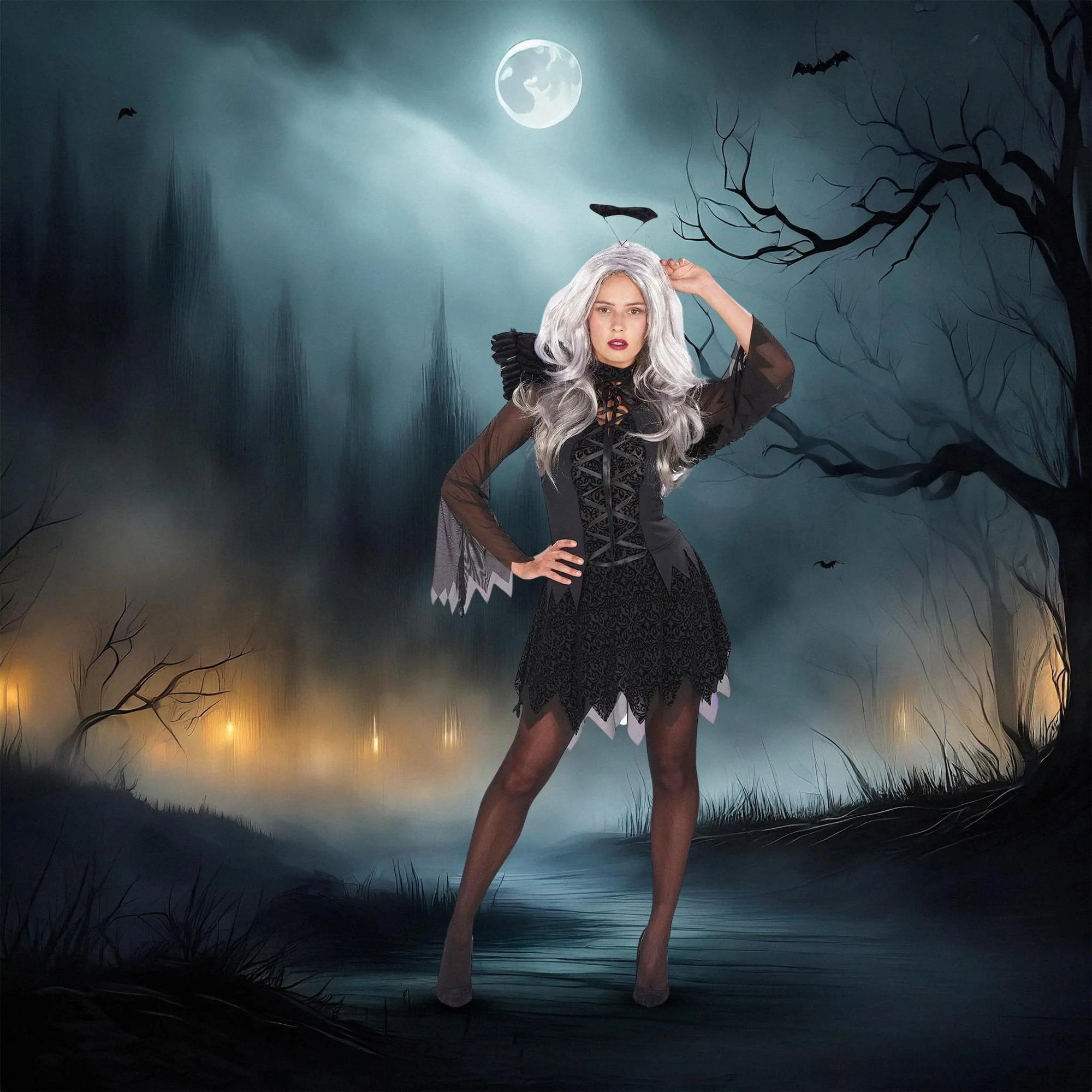 Sorceress of Darkness Adult Costume - Image 25