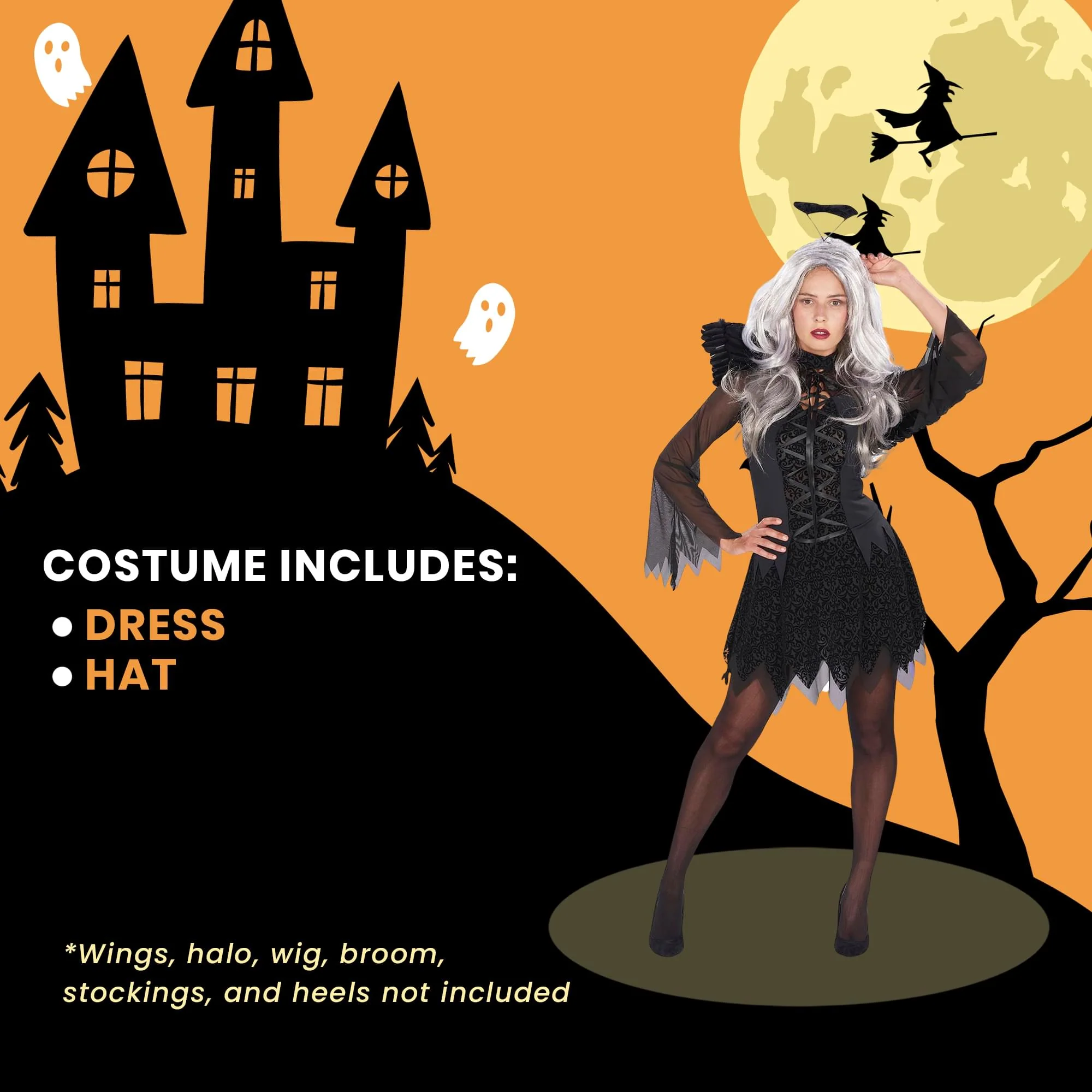Sorceress of Darkness Adult Costume - Image 36