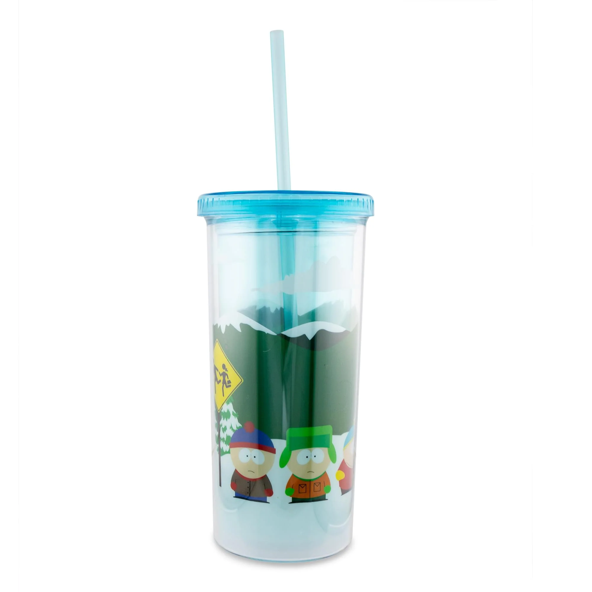 South Park Bus Stop Carnival Cup With Lid and Straw | Holds 20 Ounces - Image 3