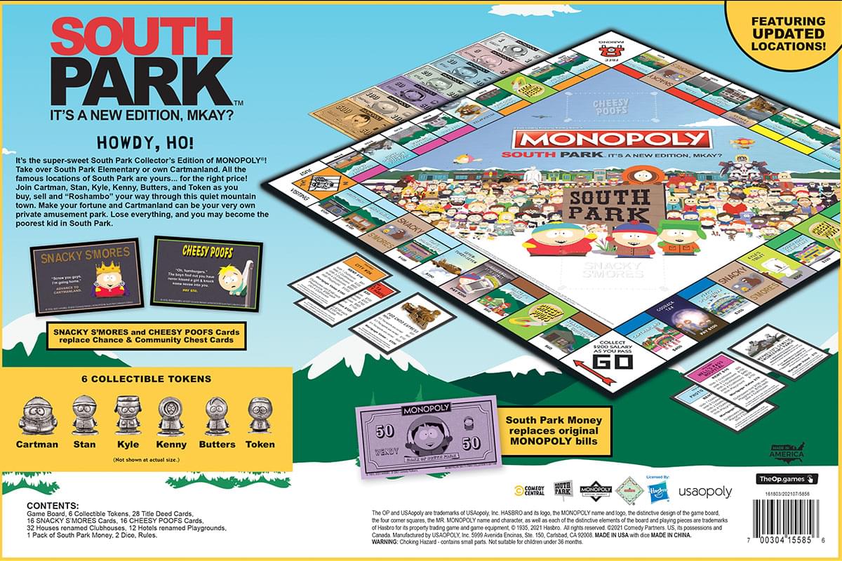 South Park Collectible Monopoly Board Game - Image 4