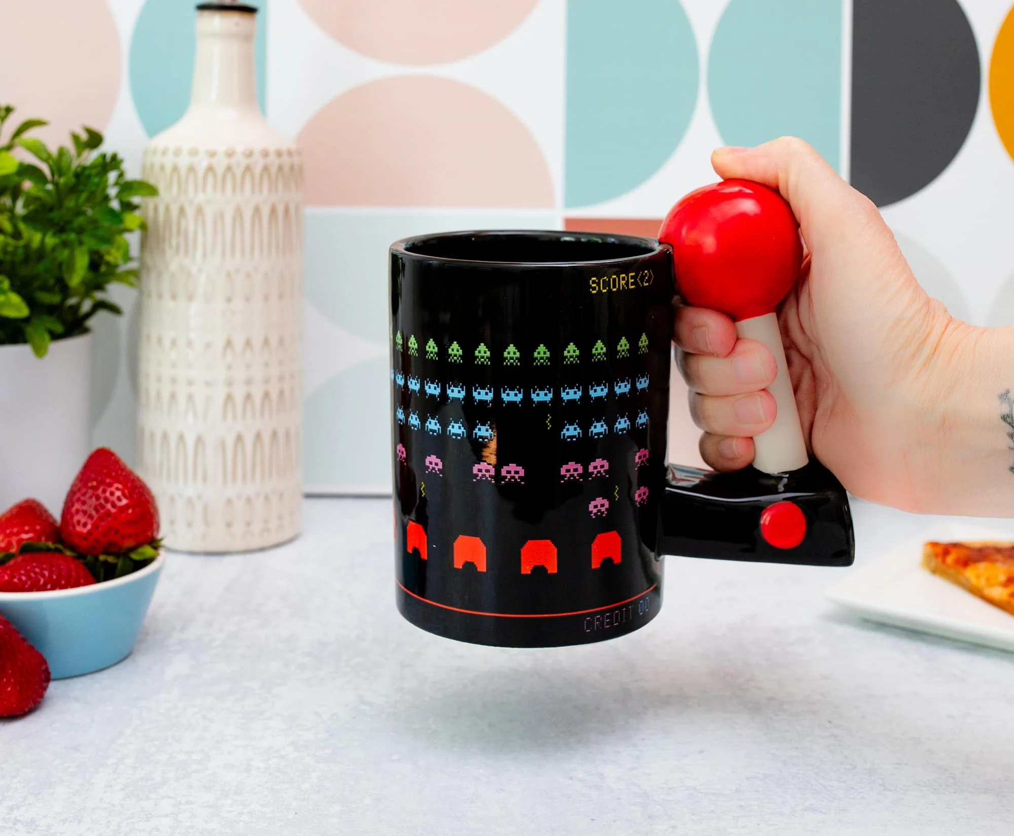 Space Invaders 3D Arcade Molded 16oz Coffee Mug - Image 7