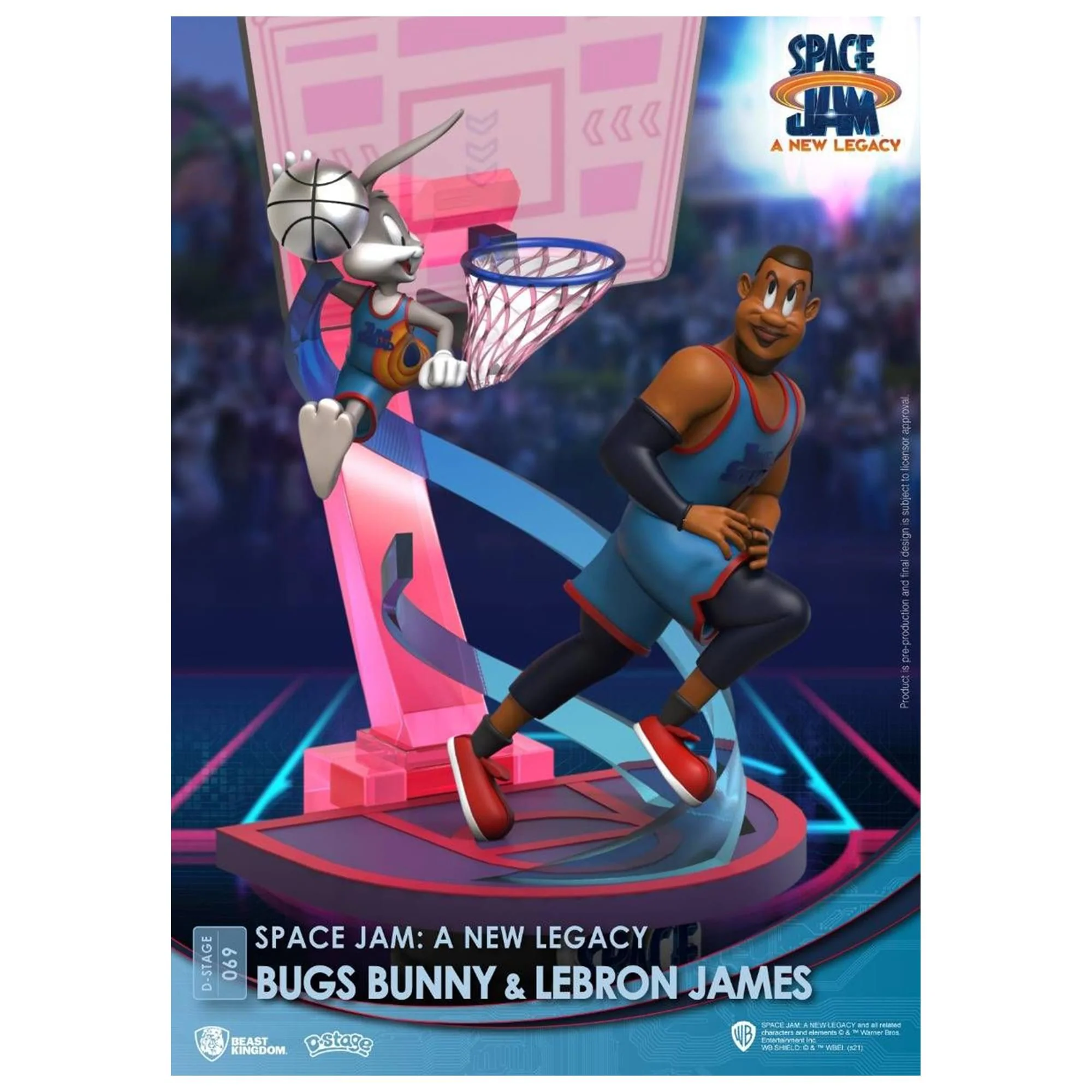 Space Jam: A New Legacy DS-069 6 Inch D-Stage Statue | Bugs & Lebron - Image 4