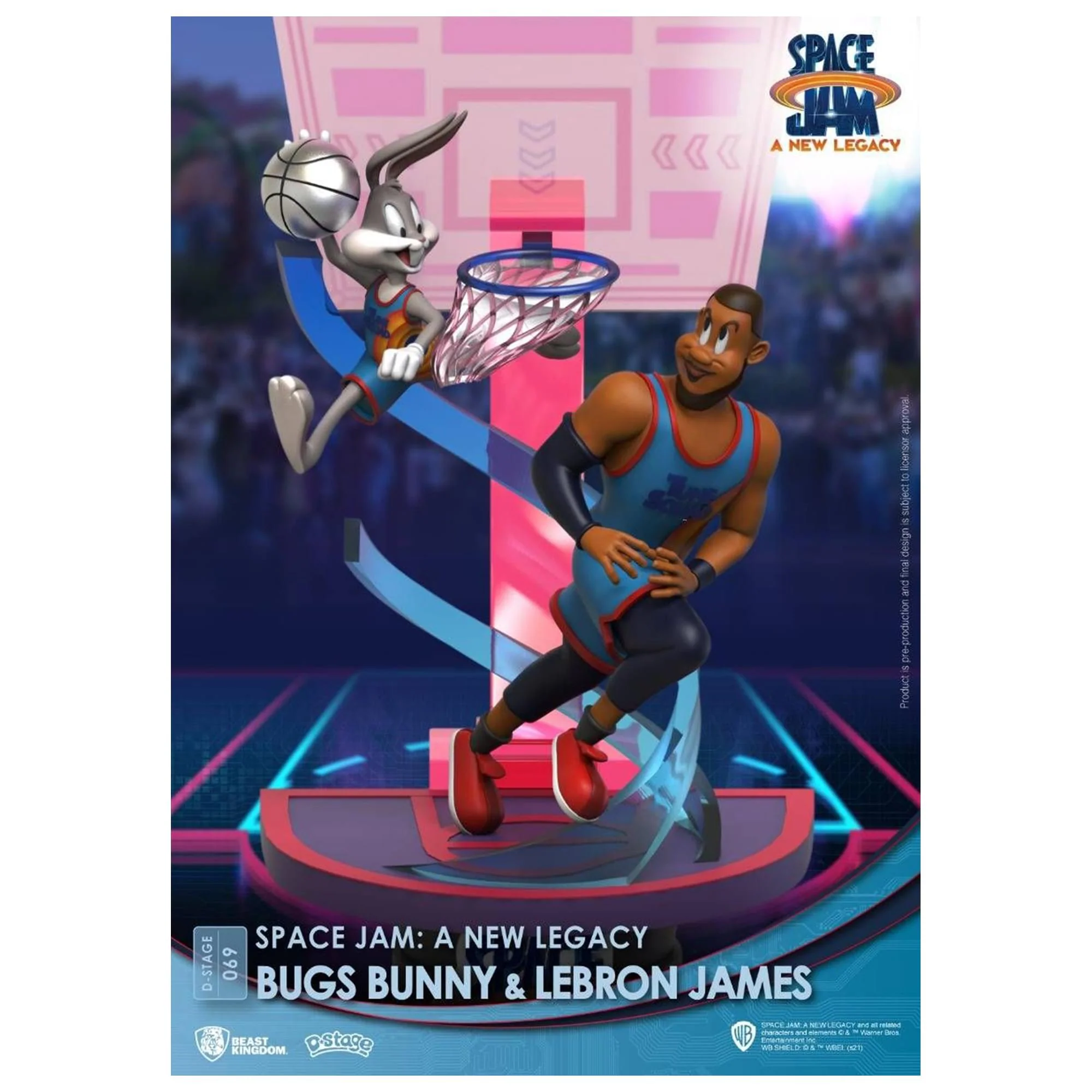 Space Jam: A New Legacy DS-069 6 Inch D-Stage Statue | Bugs & Lebron - Image 5