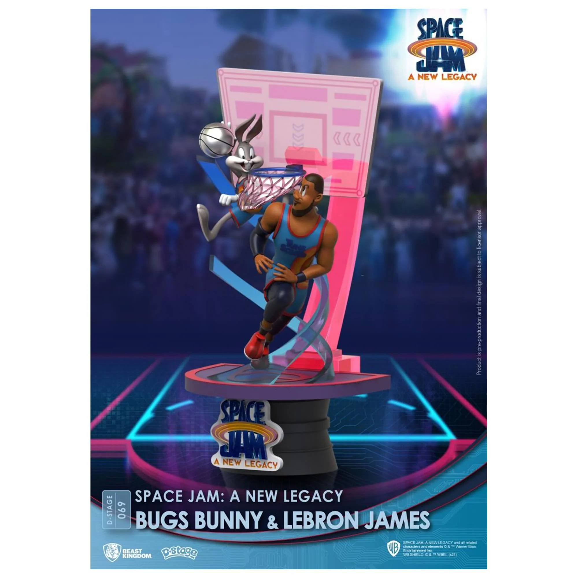 Space Jam: A New Legacy DS-069 6 Inch D-Stage Statue | Bugs & Lebron - Image 7