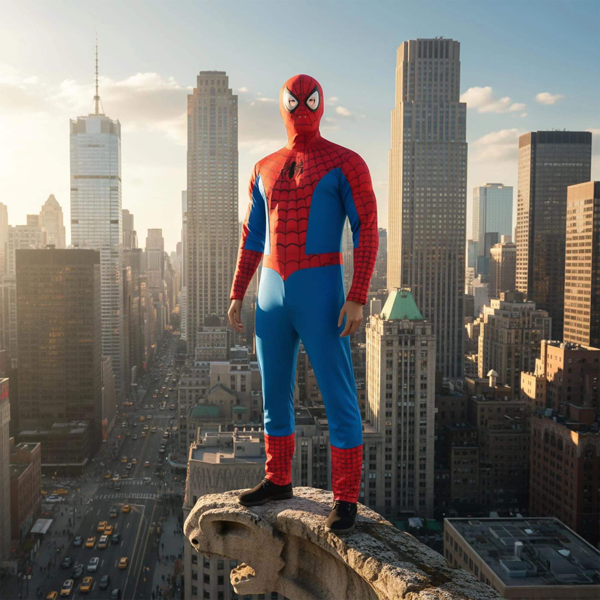 Spiderman Muscle Chest, Waist Adult Costume - Image 4