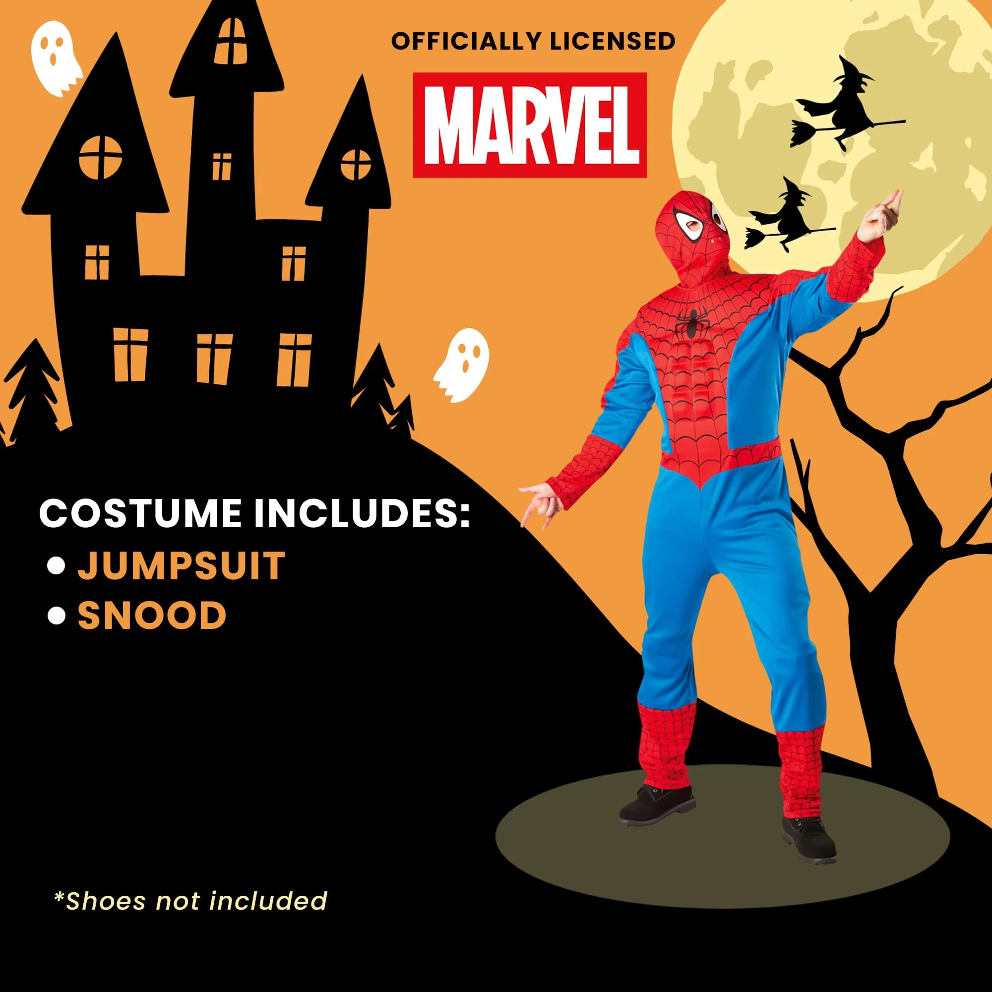 Spiderman Muscle Chest, Waist Adult Costume - Image 5