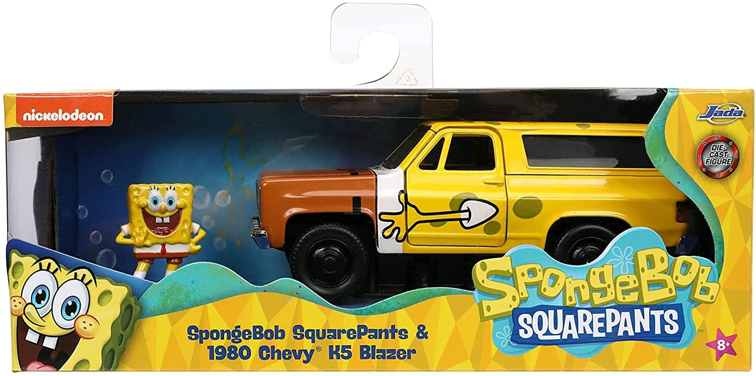 SpongeBob 1:32 1980 Chevy Blazer K5 Diecast Car and Figure - Image 4