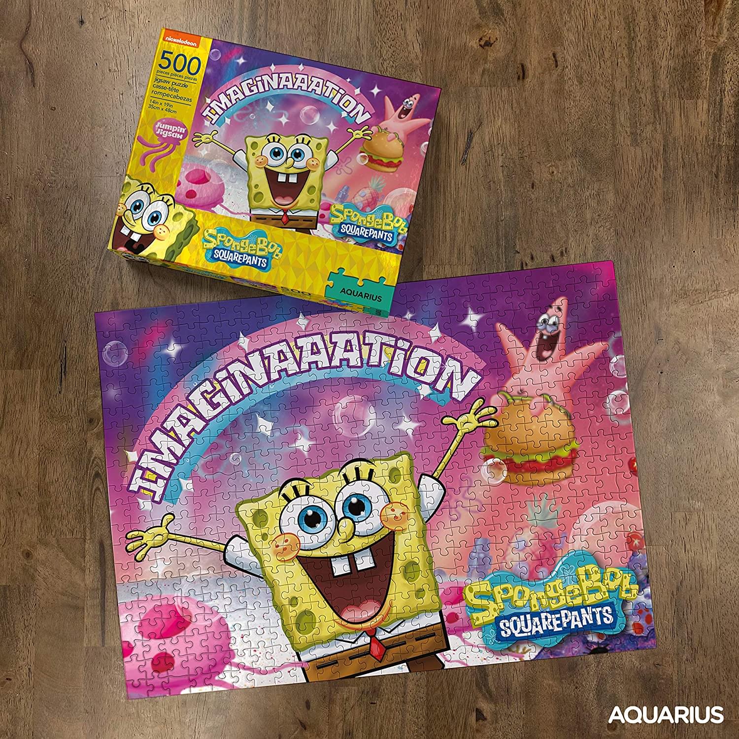 SpongeBob Imagination 500 Piece Jigsaw Puzzle - Image 3