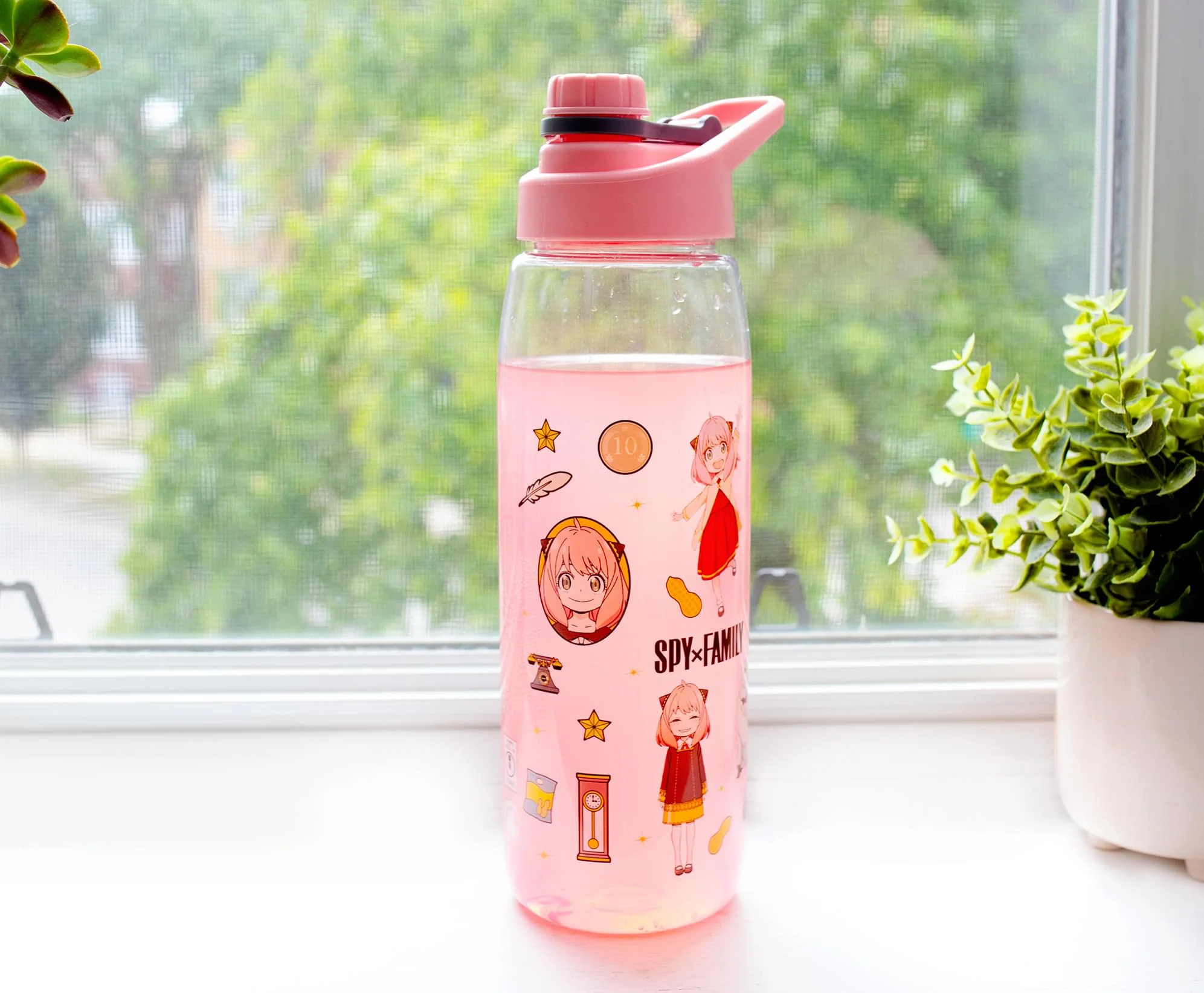 Spy x Family Anya Icons Water Bottle With Screw-Top Lid | Holds 28 Ounces - Image 8