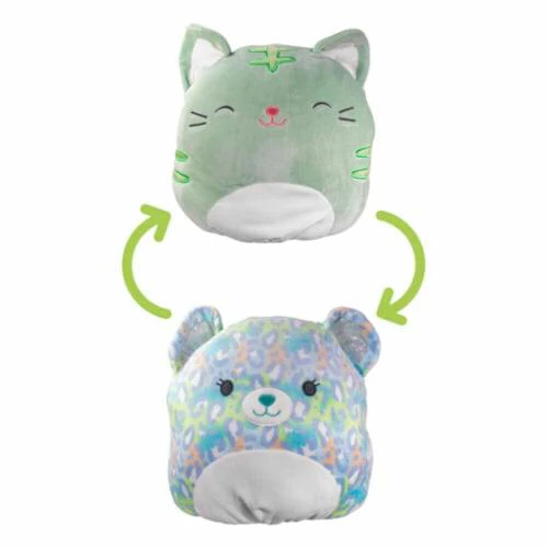 Squishmallow 12 Inch Flip-A-Mallow Plush | Lindsay Leopard / Chase Cat - Image 2