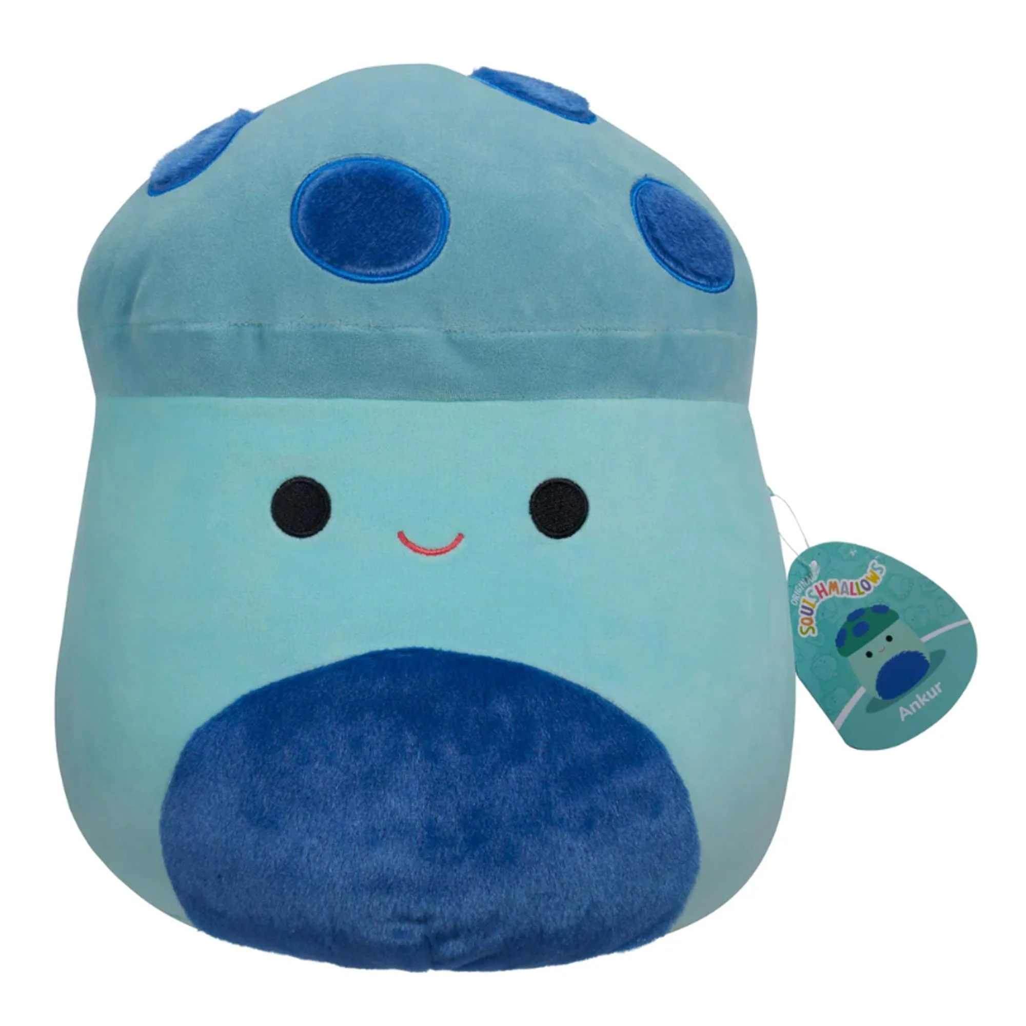 Squishmallow 12 Inch Plush | Ankur the Teal Mushroom - Image 5
