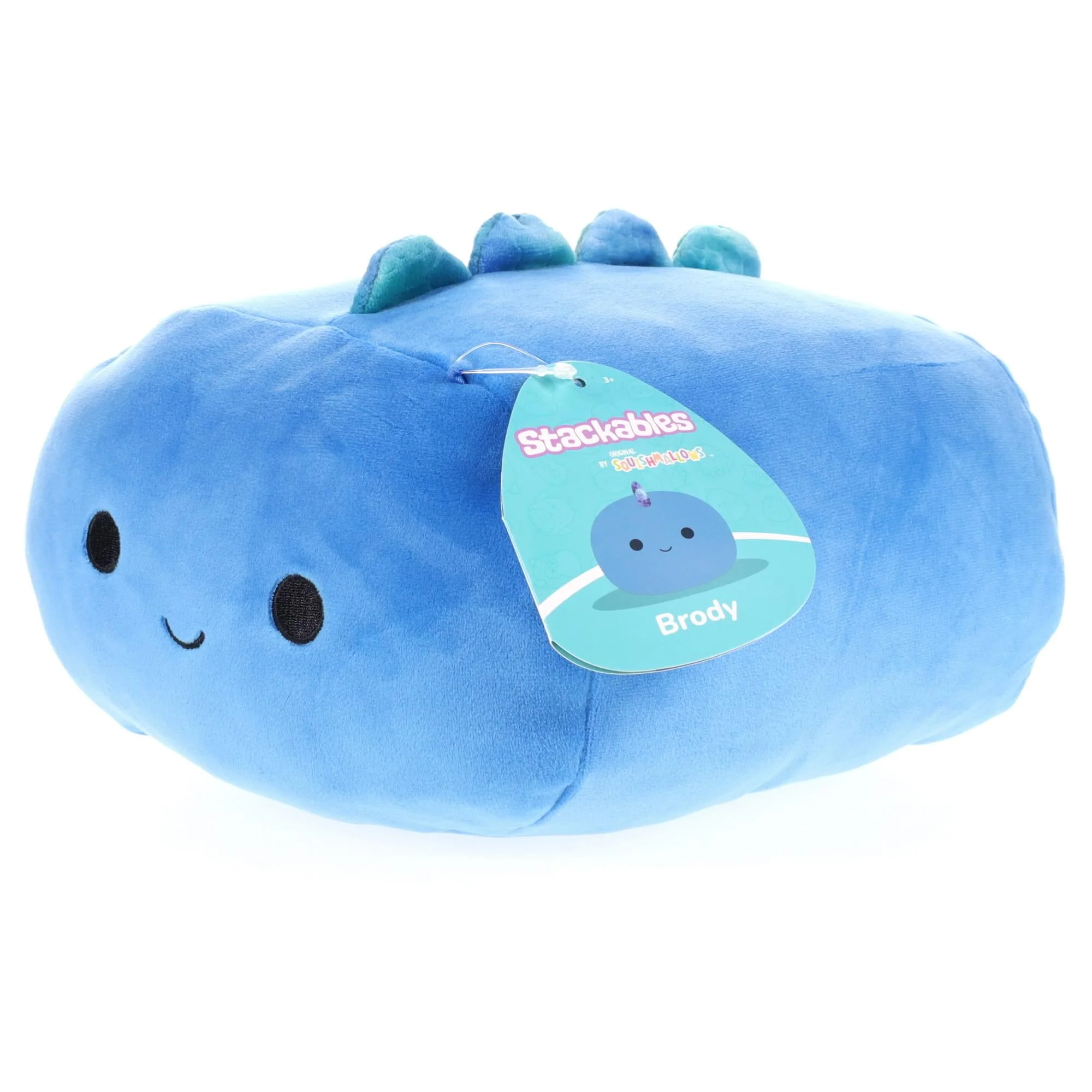 Squishmallow 8 Inch Stackable Plush | Brody the Dark-Blue Dinosaur - Image 2