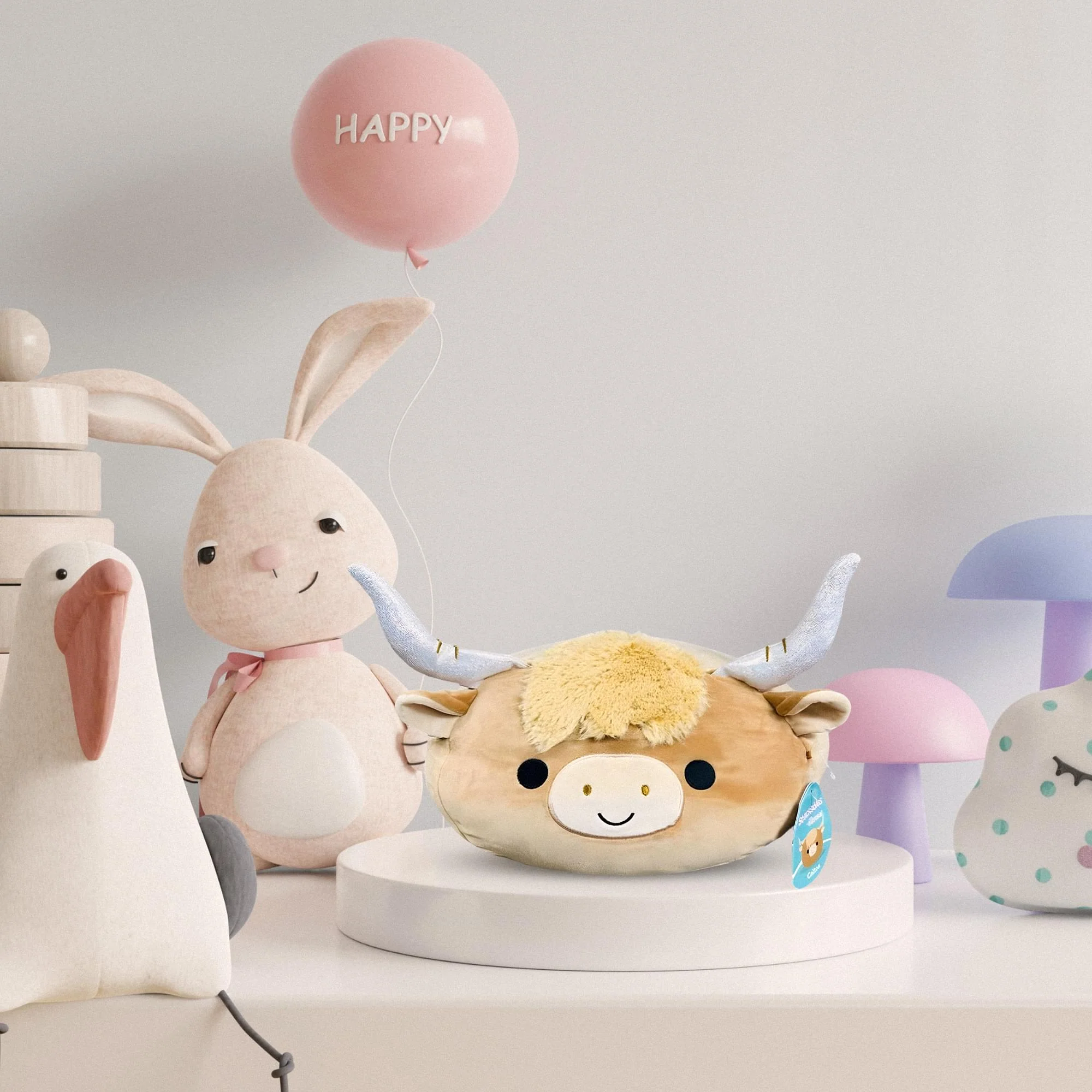 Squishmallow 8 Inch Stackable Plush | Marshal The Cow - Image 3