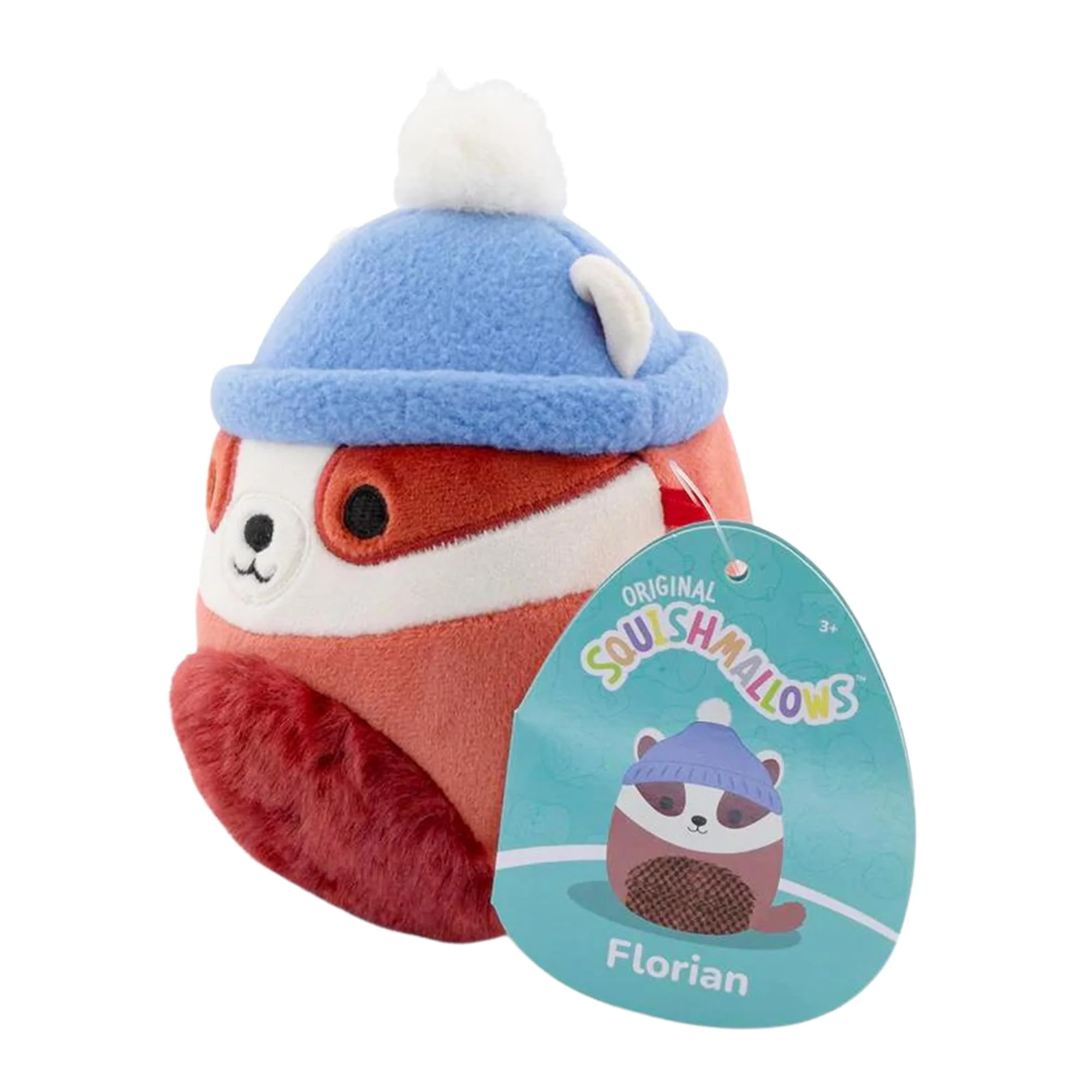 Squishmallow Cozy Squad 8 Inch Plush |  Florian the Badger with Hat - Image 3