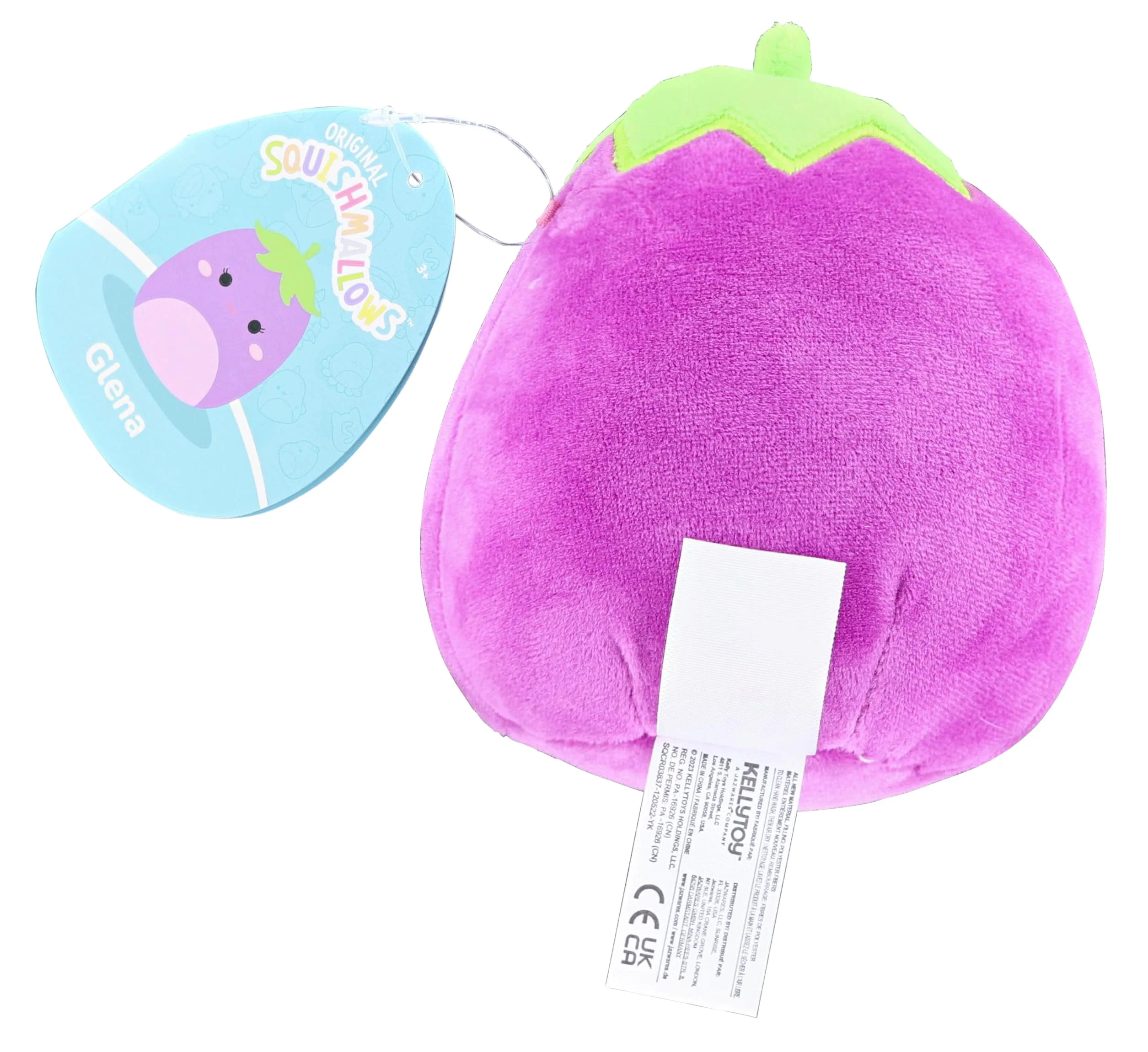 Squishmallow5 Inch Veggie Plush | Glena the Eggplant - Image 2