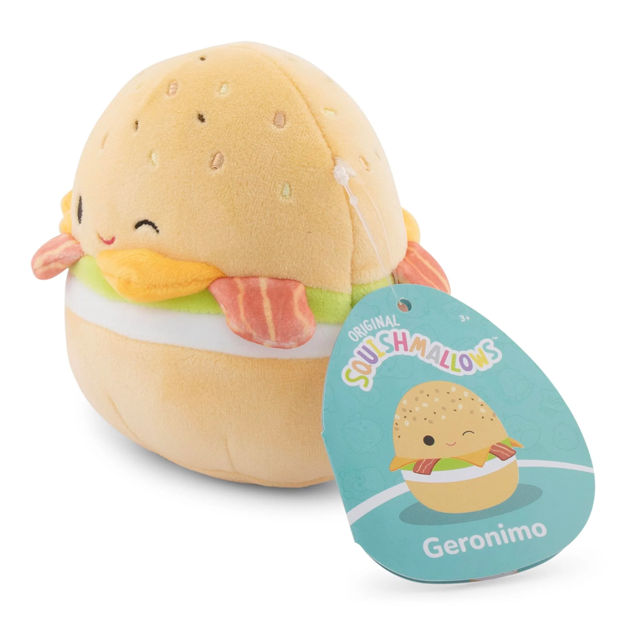 Squishmallows Breakfast Squad 5 Inch Plush | Geronimo The Bagel - Image 3