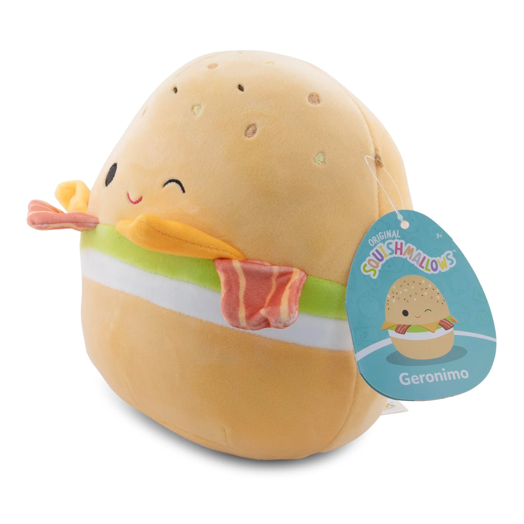 Squishmallows Breakfast Squad 8 Inch Plush | Geronimo The Bagel - Image 2