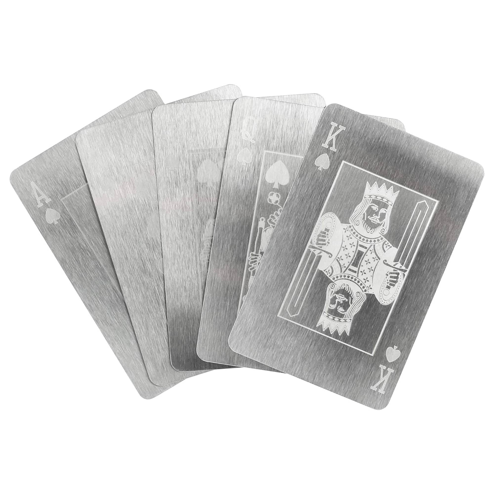 Stainless Steel Playing Cards With Lockbox - Image 5