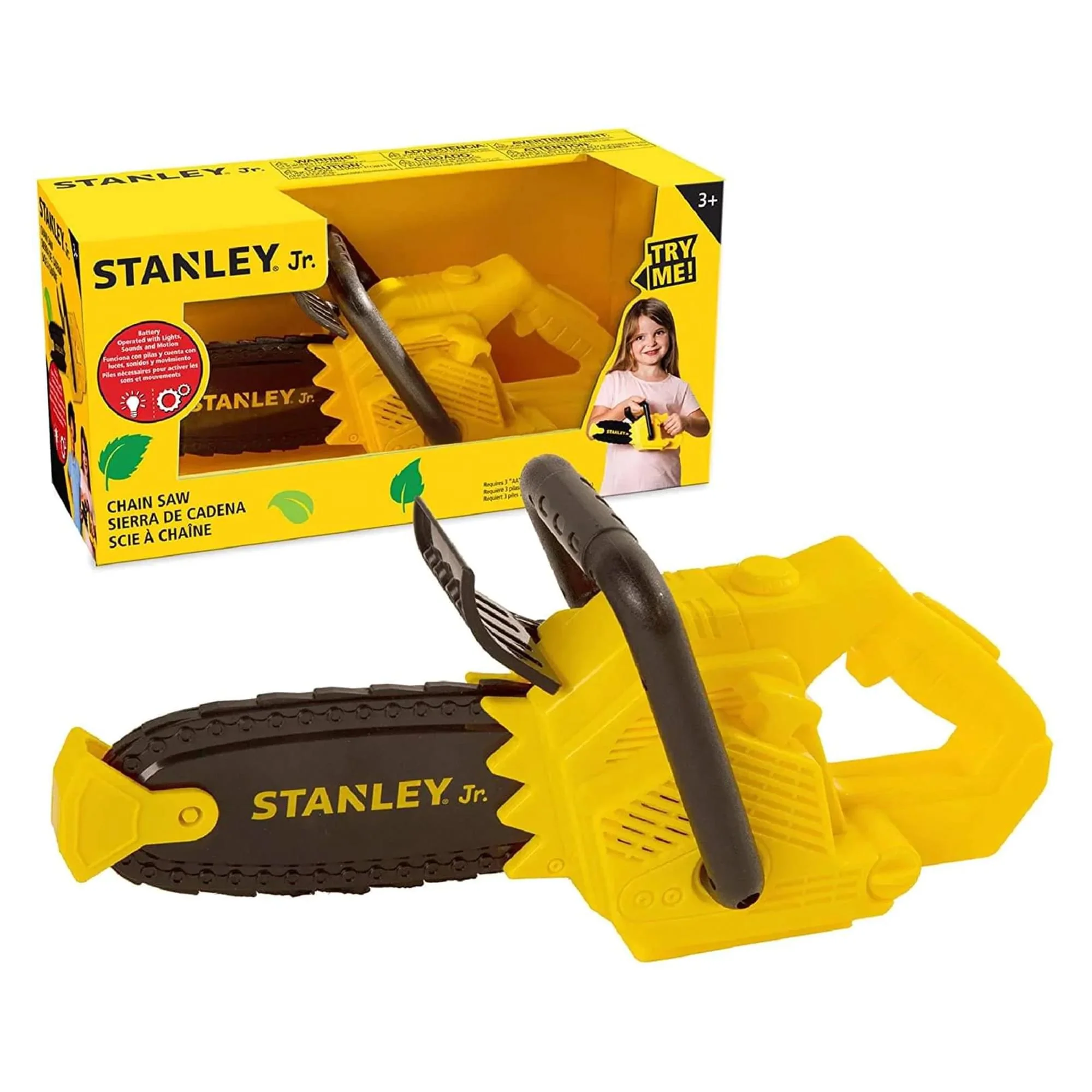 Stanley Jr. Battery Operated Toy Small Blade Chainsaw - Image 2
